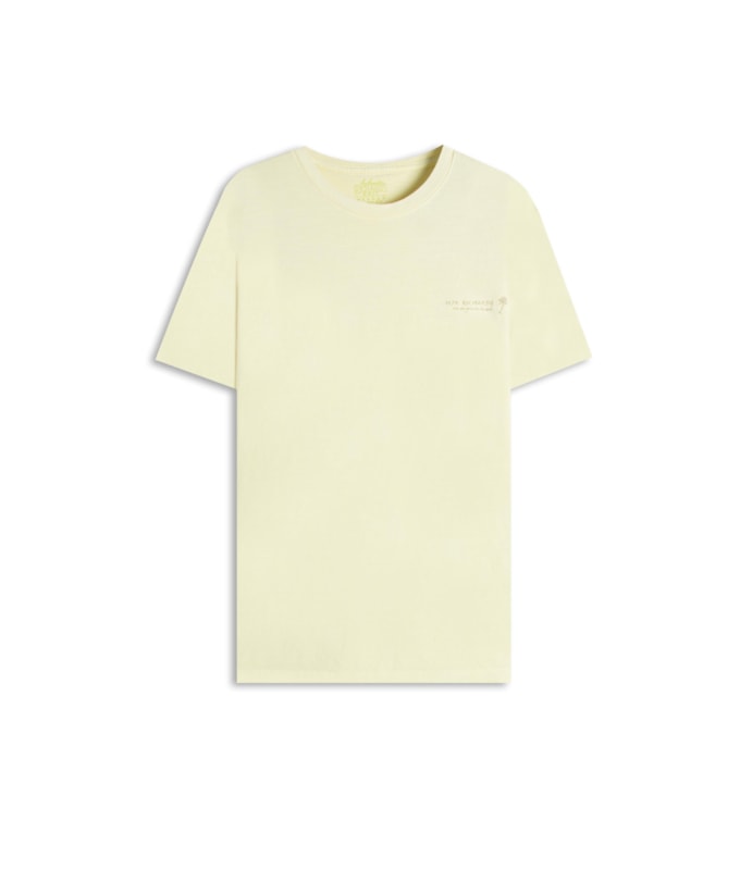 T-Shirt Washed New Rildy Bf Amarelo
