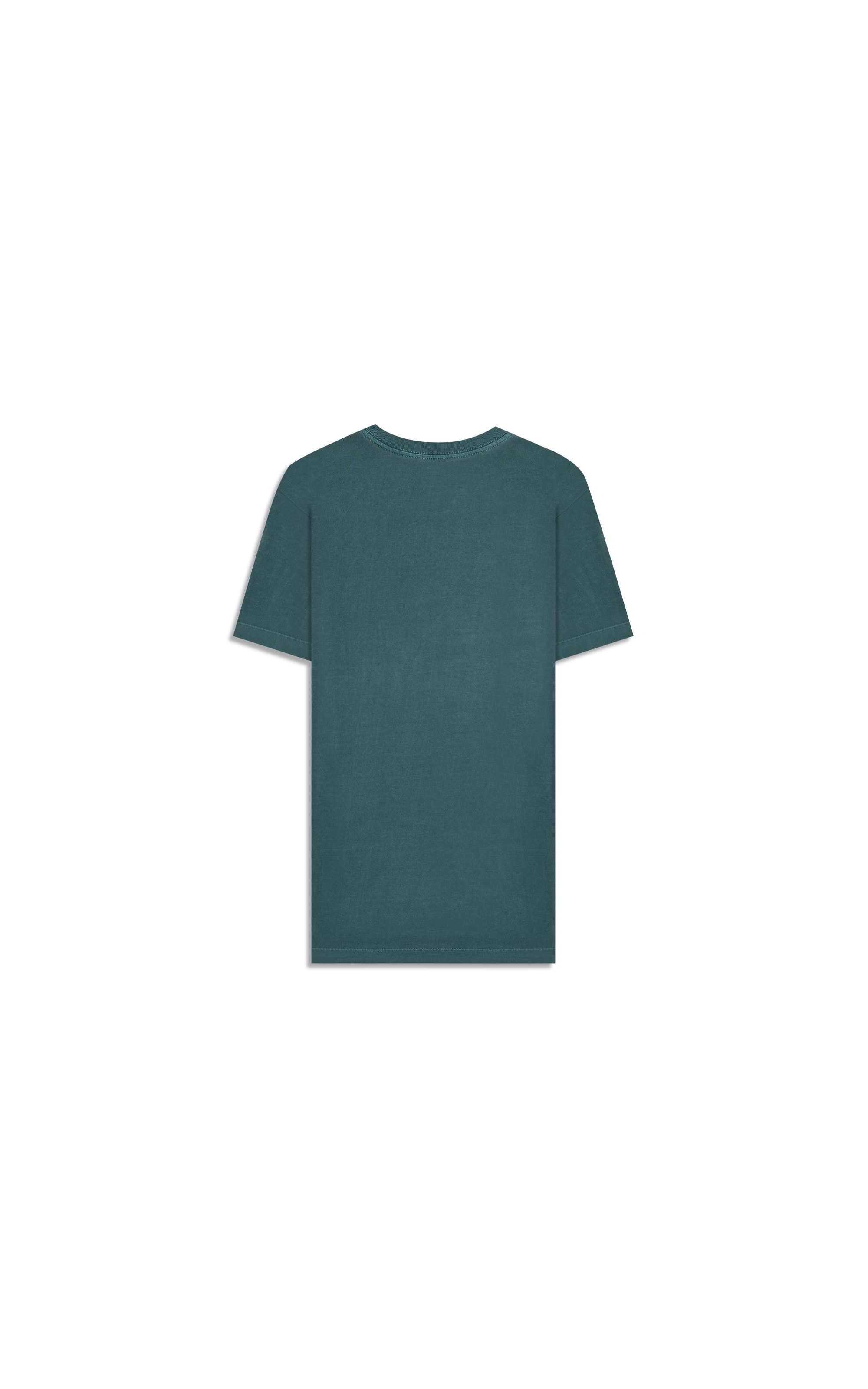 T-Shirt Washed Pley Verde