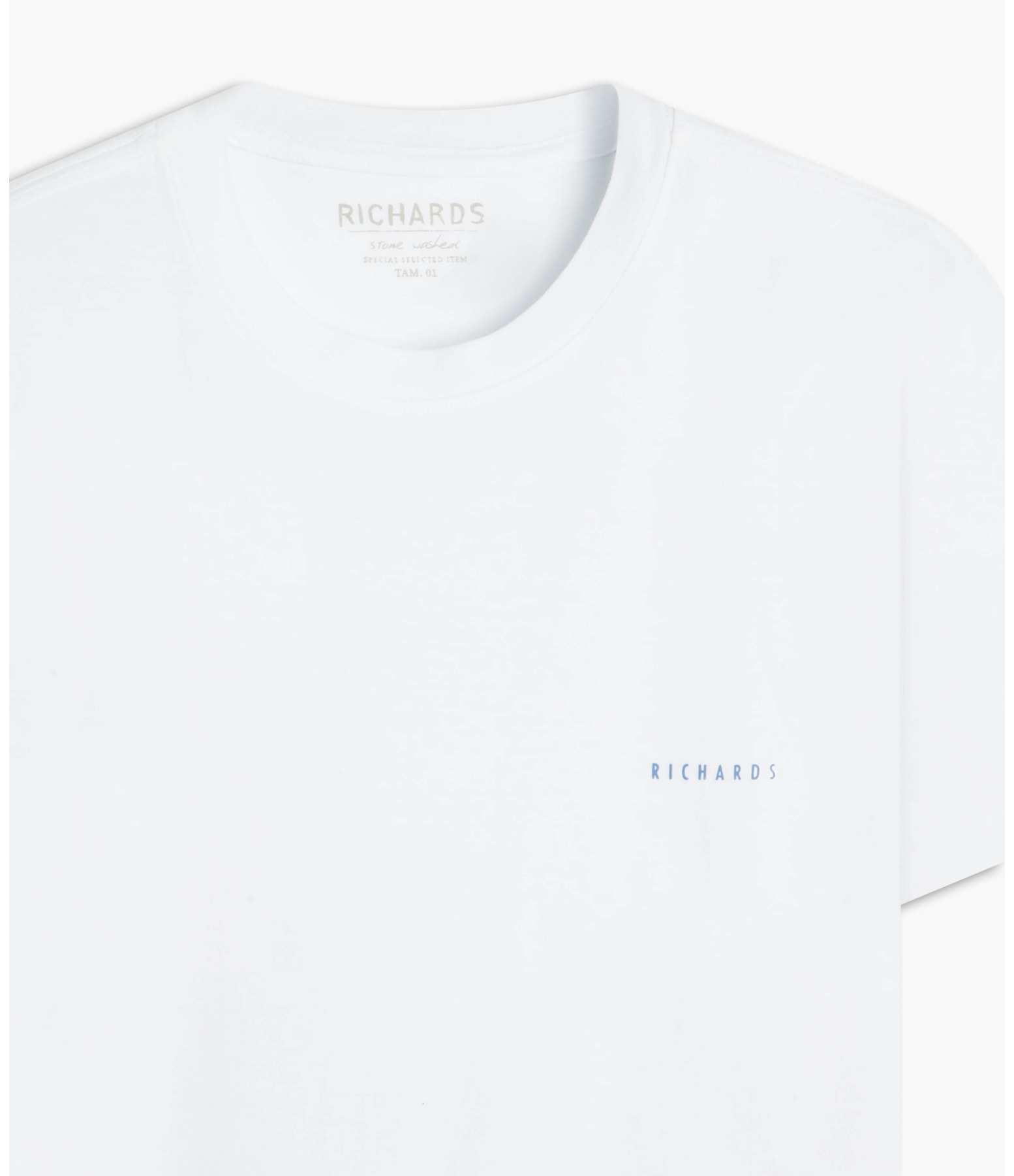 T-Shirt Washed Posto 9 Branco