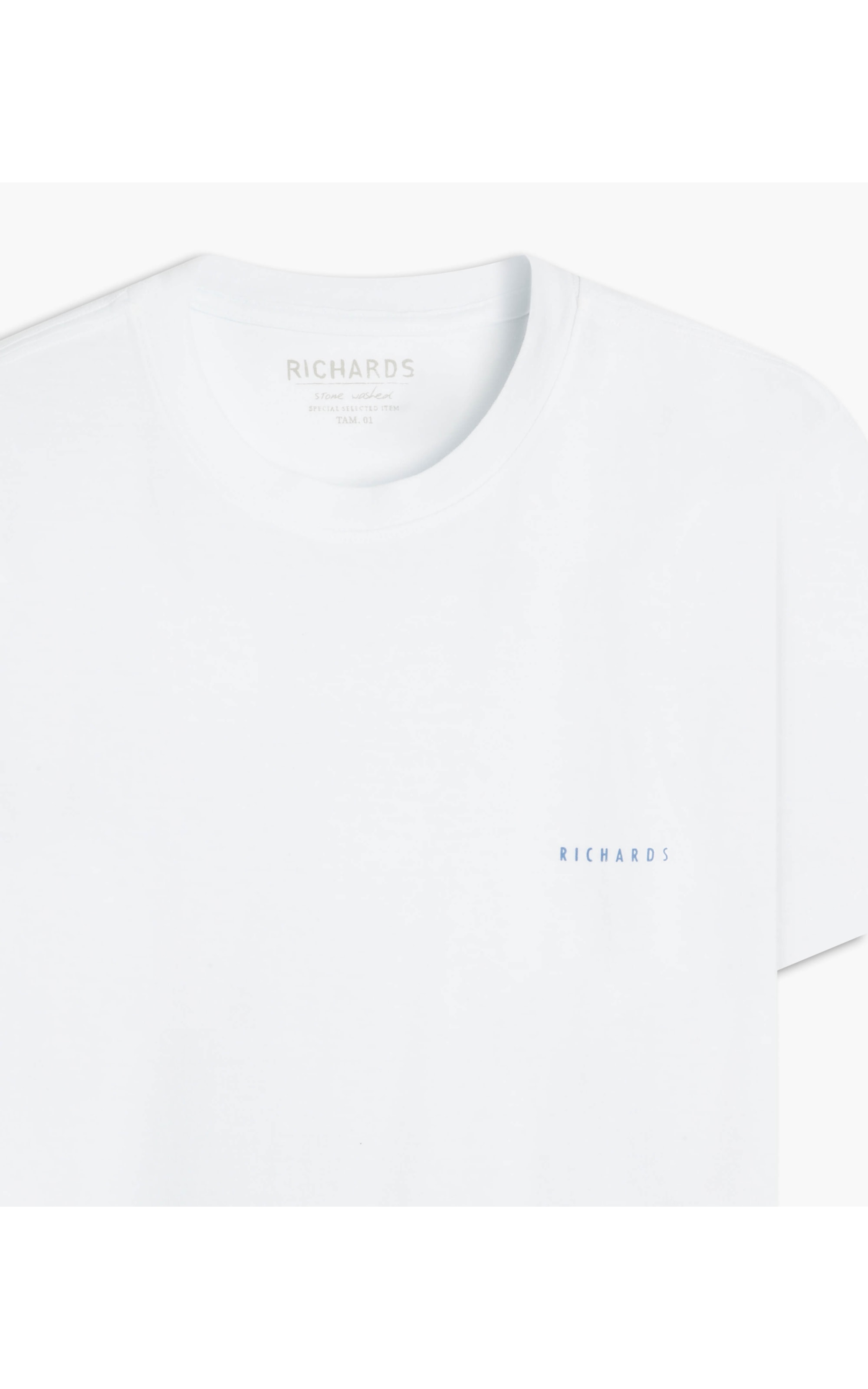 T-Shirt Washed Posto 9 Branco