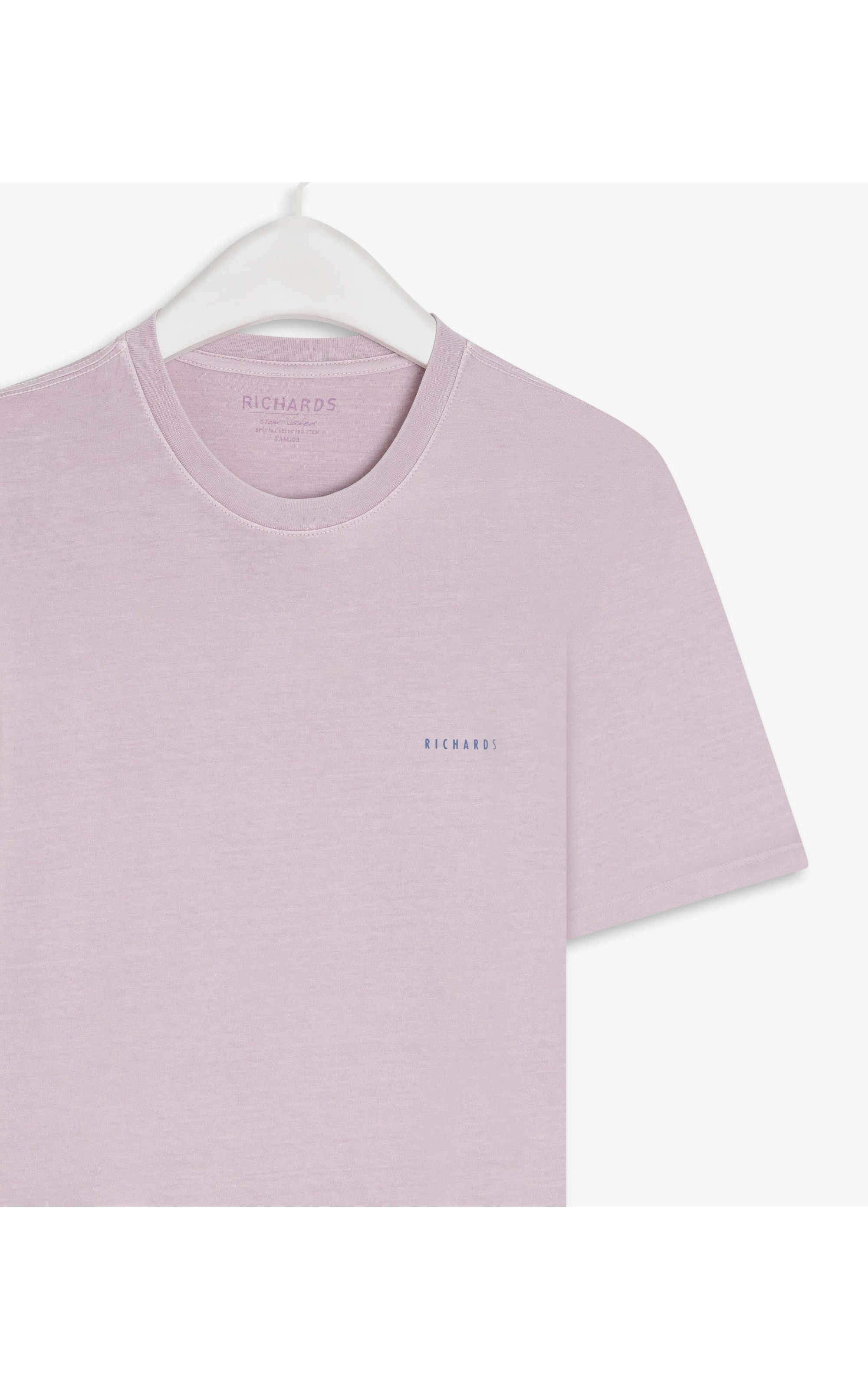 T-Shirt Washed Posto 9 Lilas