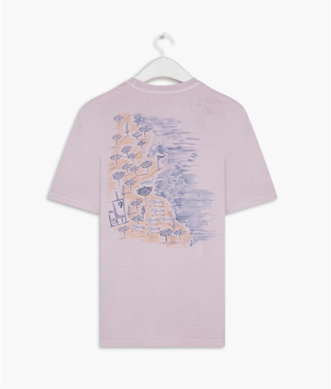 T-Shirt Washed Posto 9 Lilas