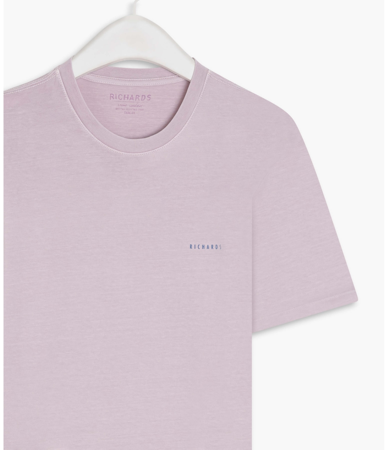 T-Shirt Washed Posto 9 Lilas