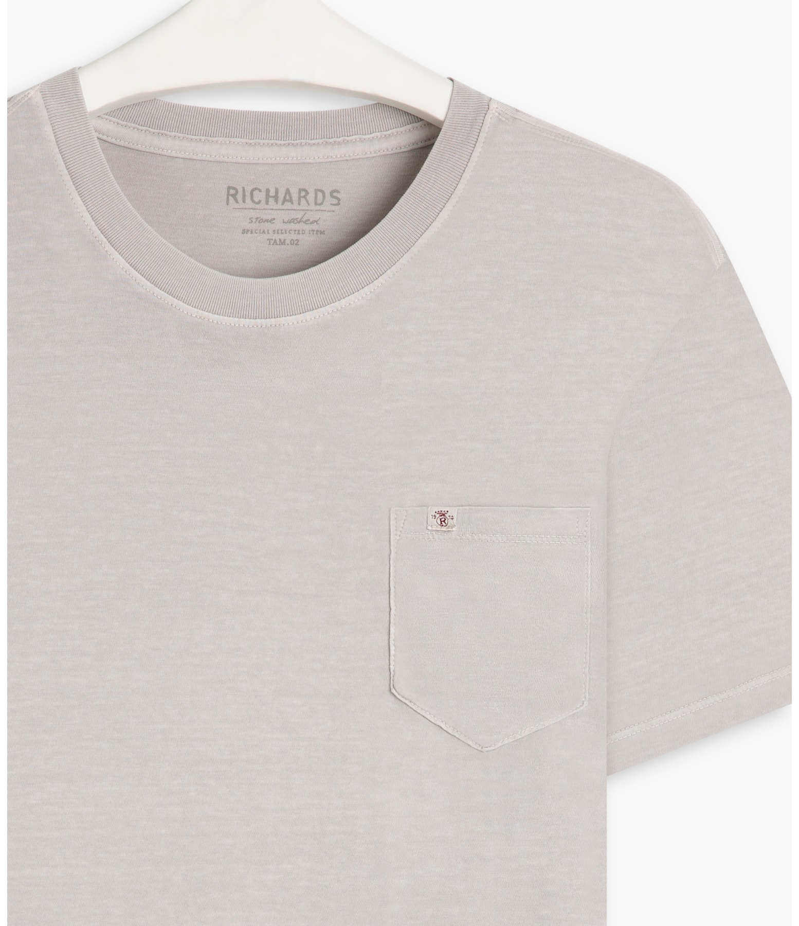 T-Shirt Washed Prata