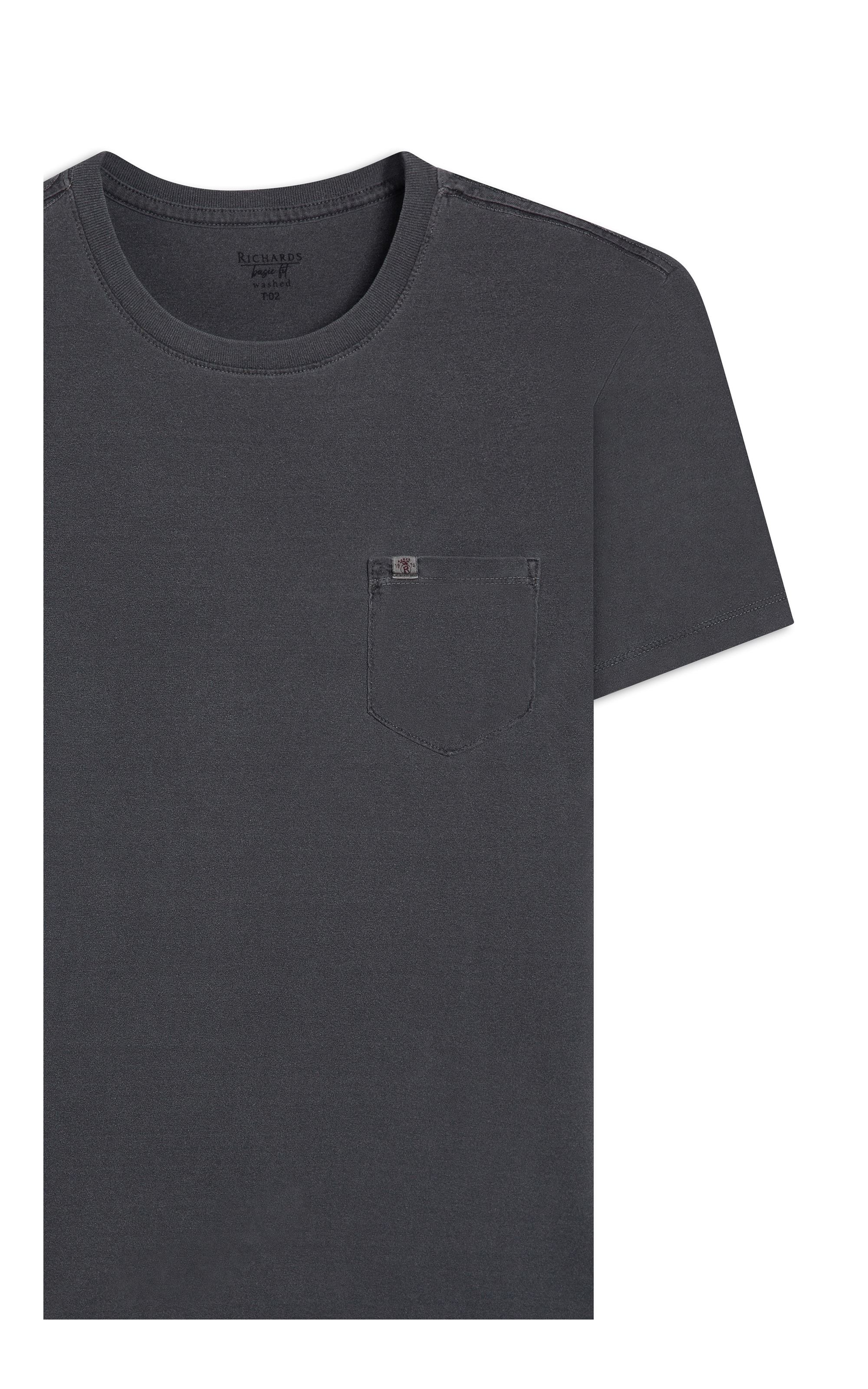 T-Shirt Washed Preto