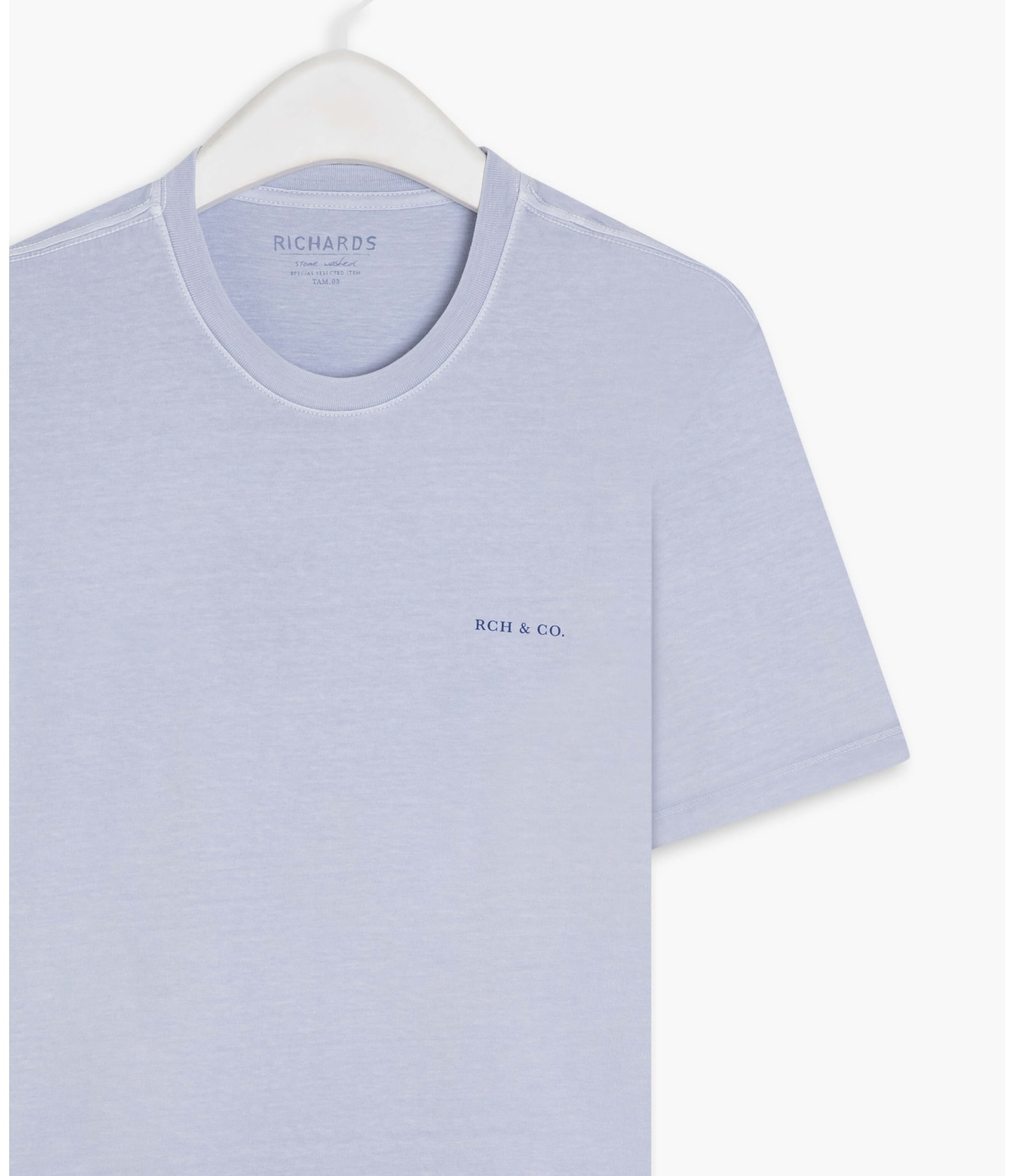 T-Shirt Washed River Azul Seco