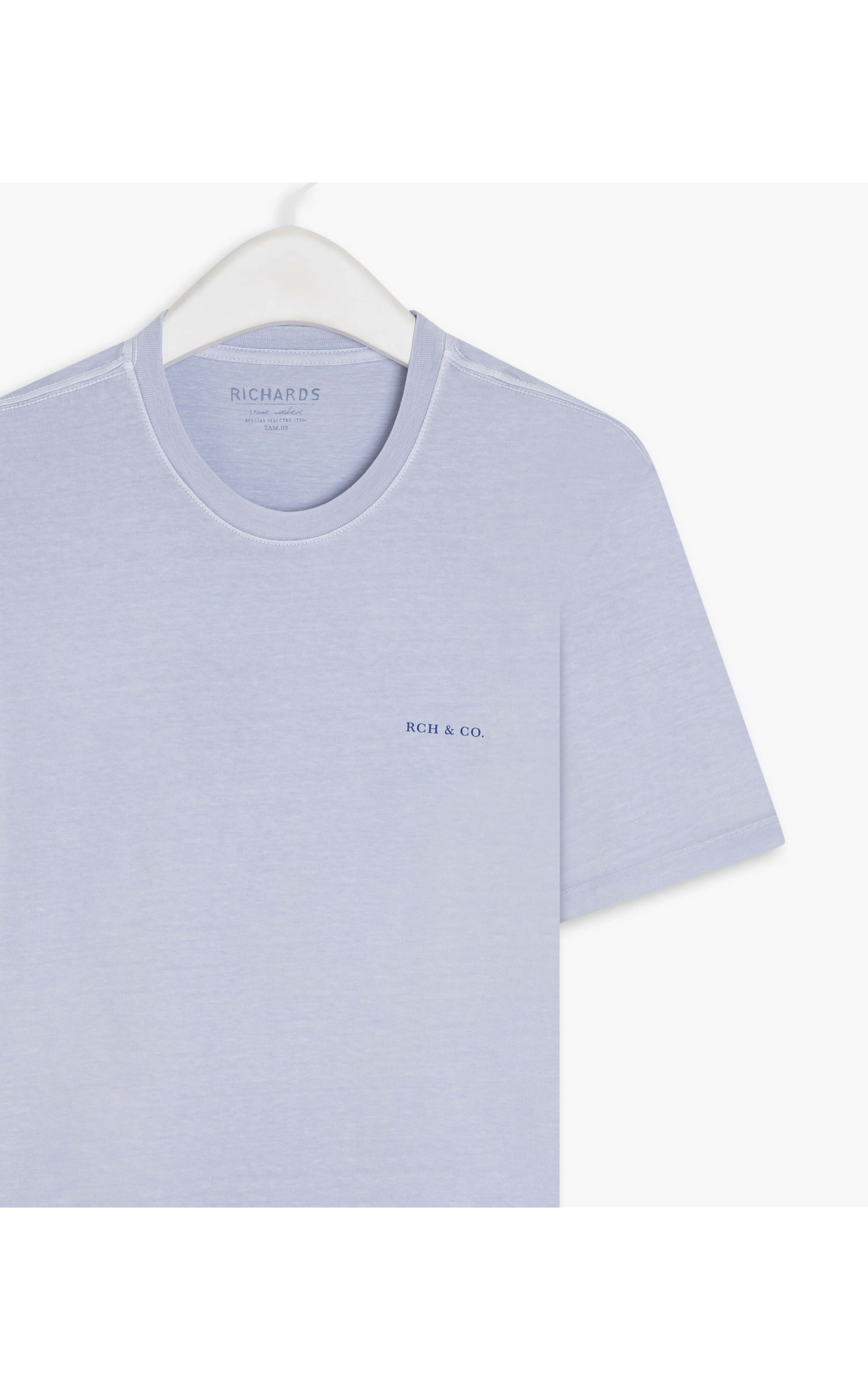 T-Shirt Washed River Azul Seco