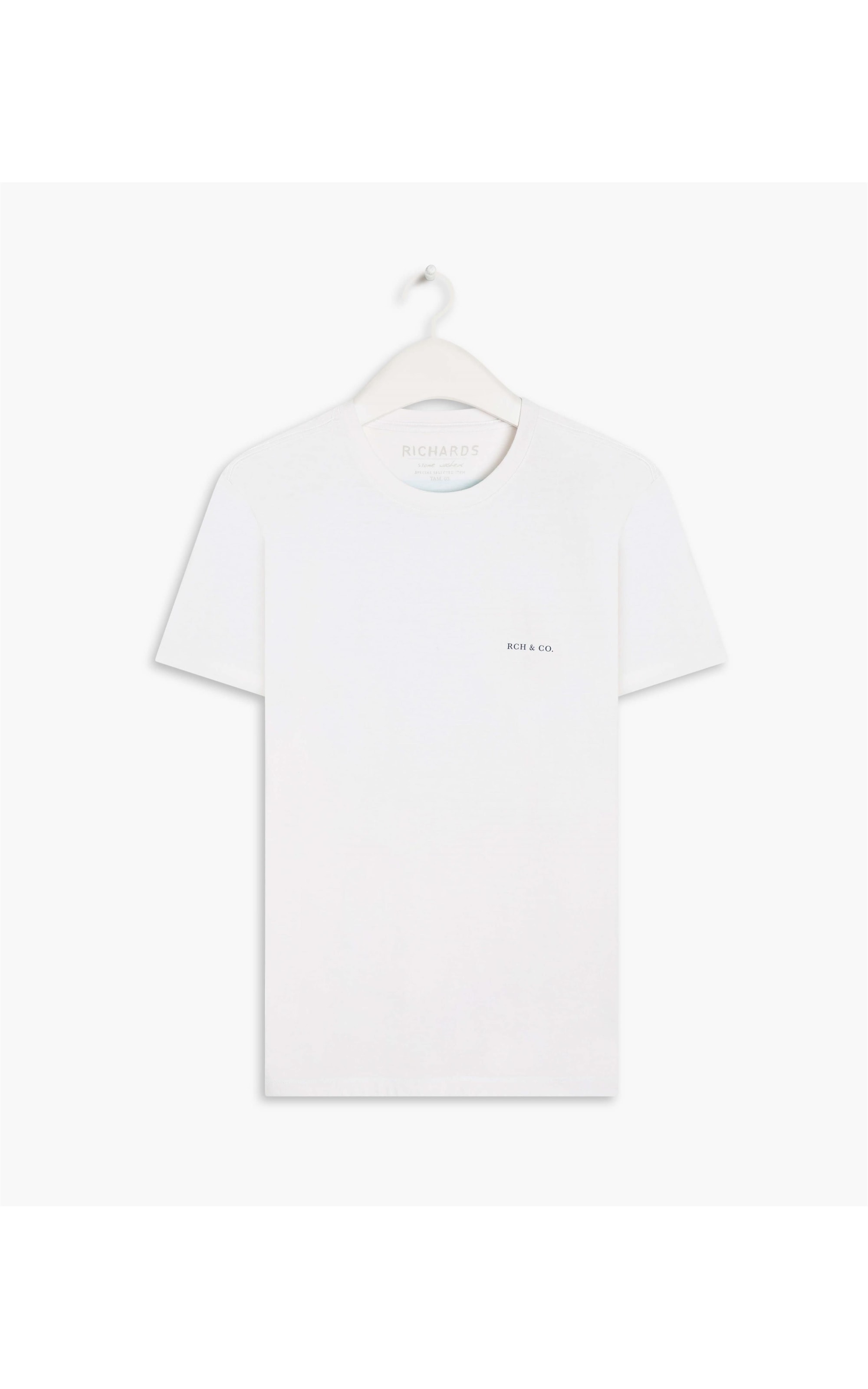 T-Shirt Washed River Branco