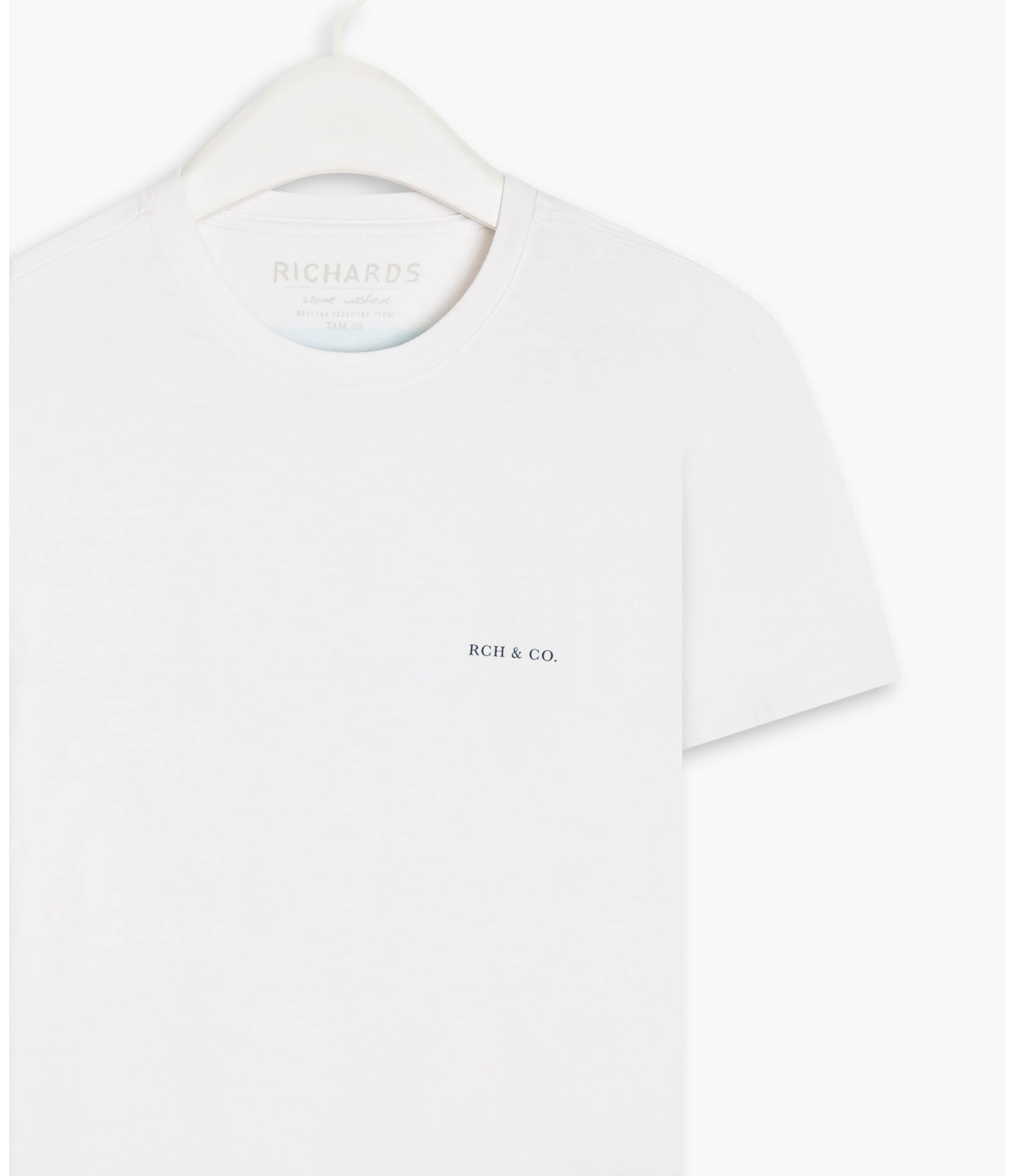 T-Shirt Washed River Branco