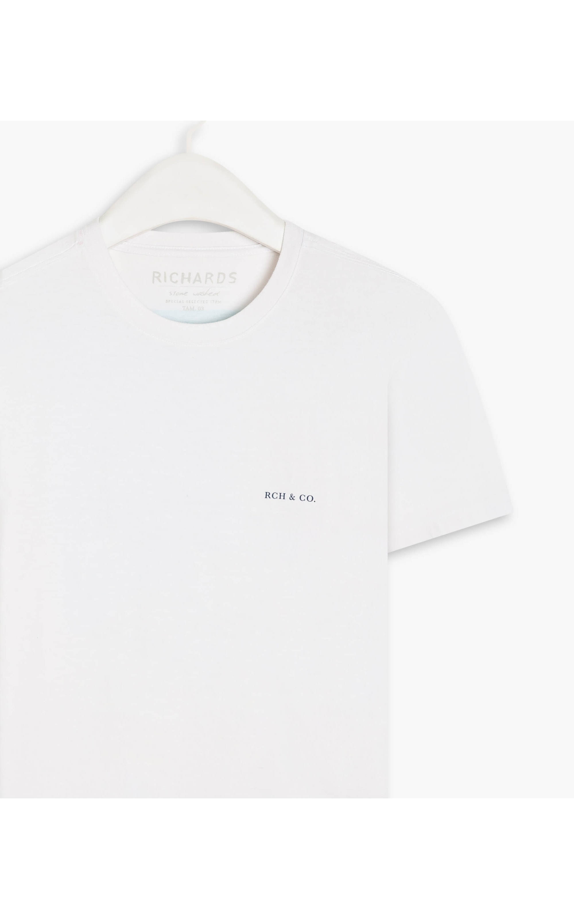 T-Shirt Washed River Branco