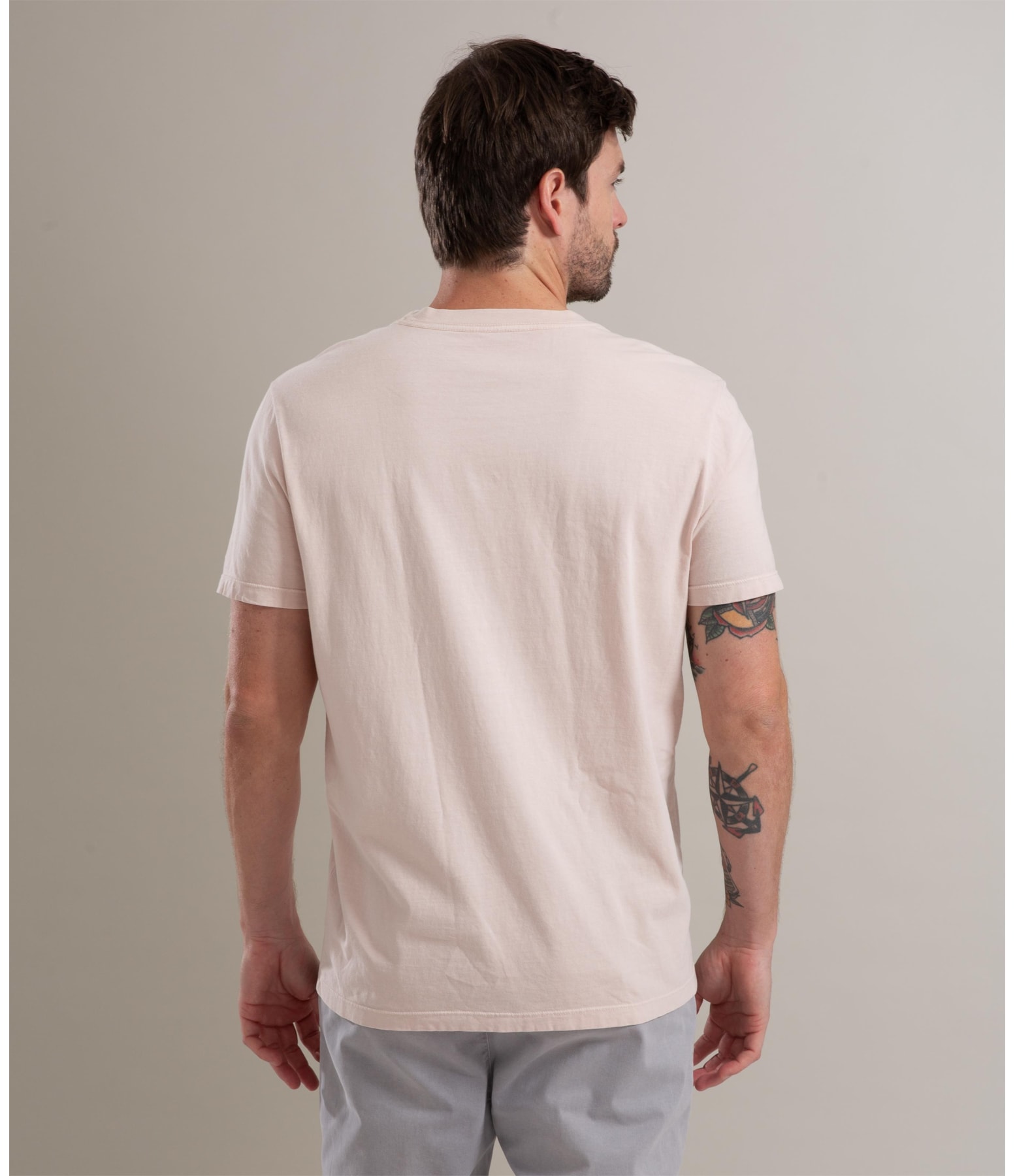 T-Shirt Washed Rosa