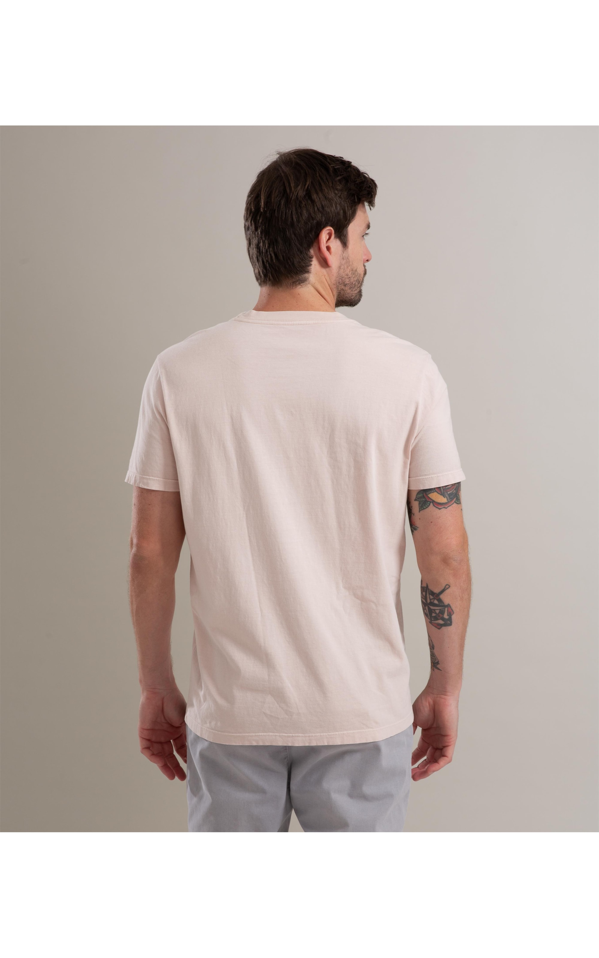 T-Shirt Washed Rosa