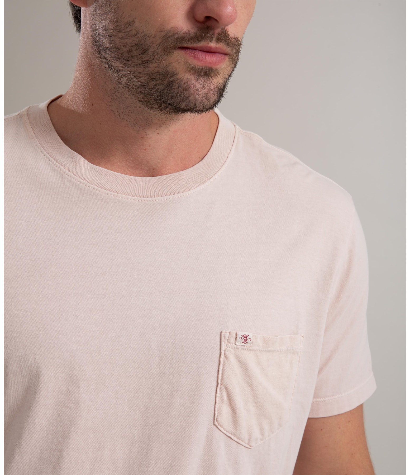 T-Shirt Washed Rosa