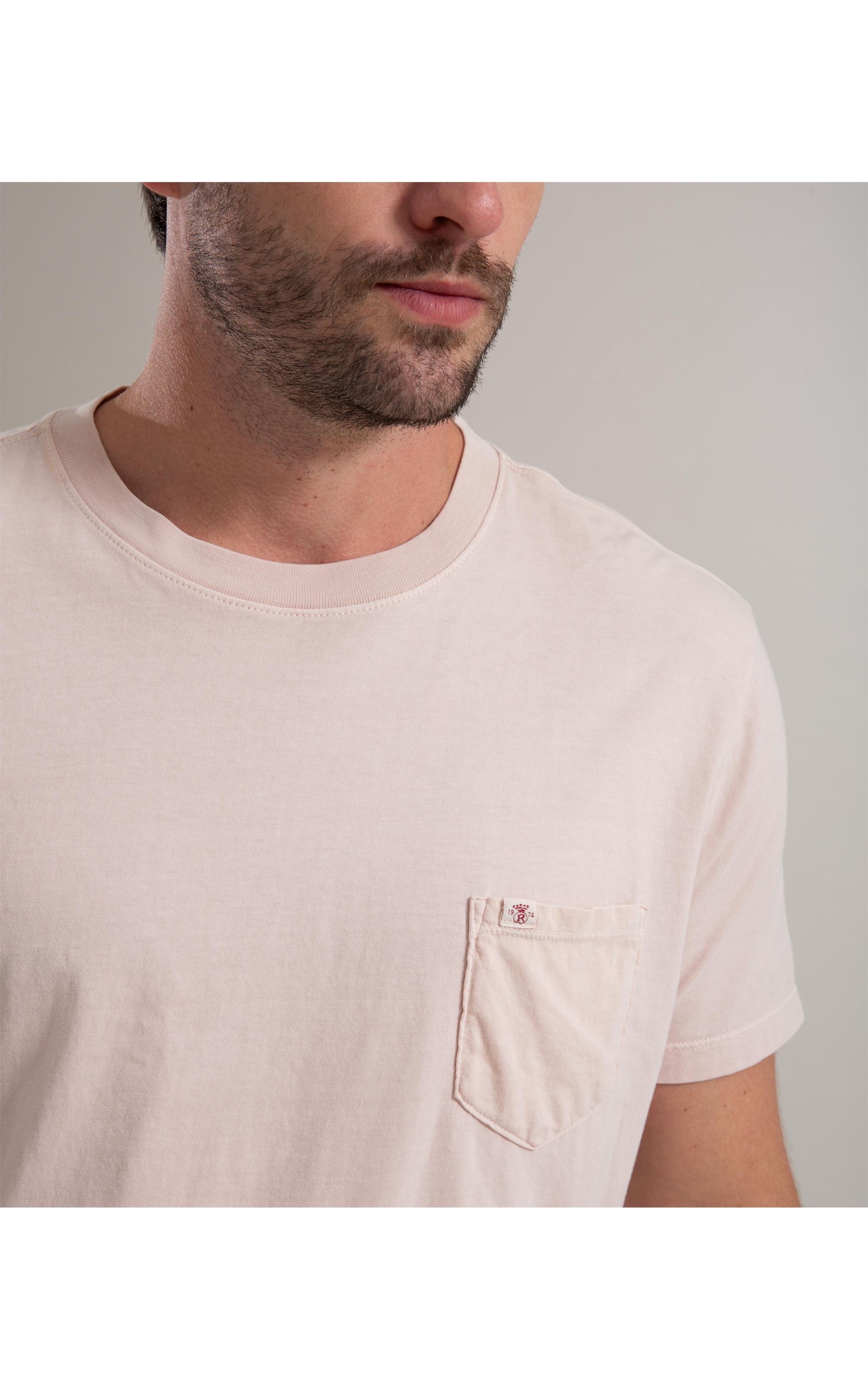 T-Shirt Washed Rosa