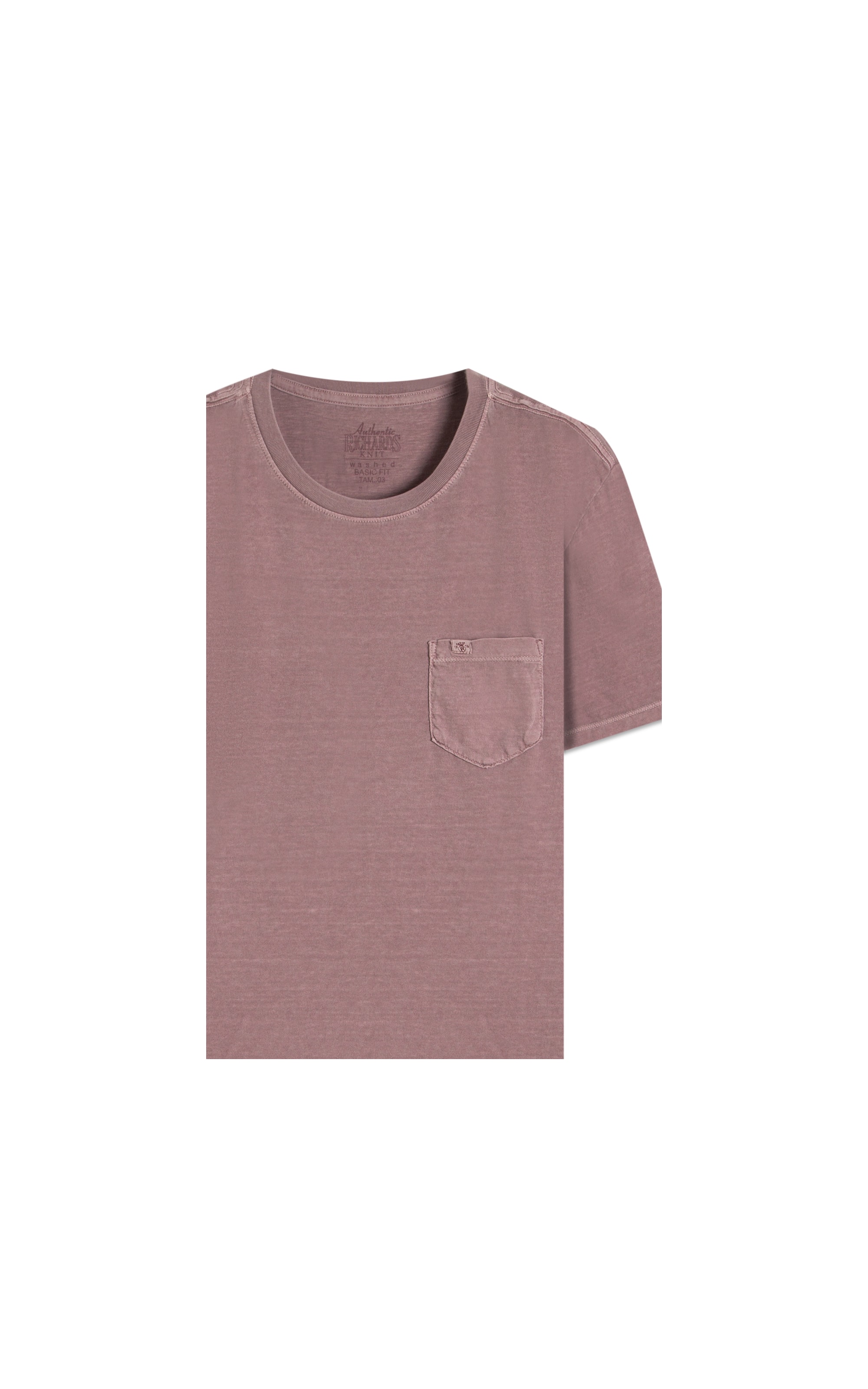 T-Shirt Washed Rosa Dusty