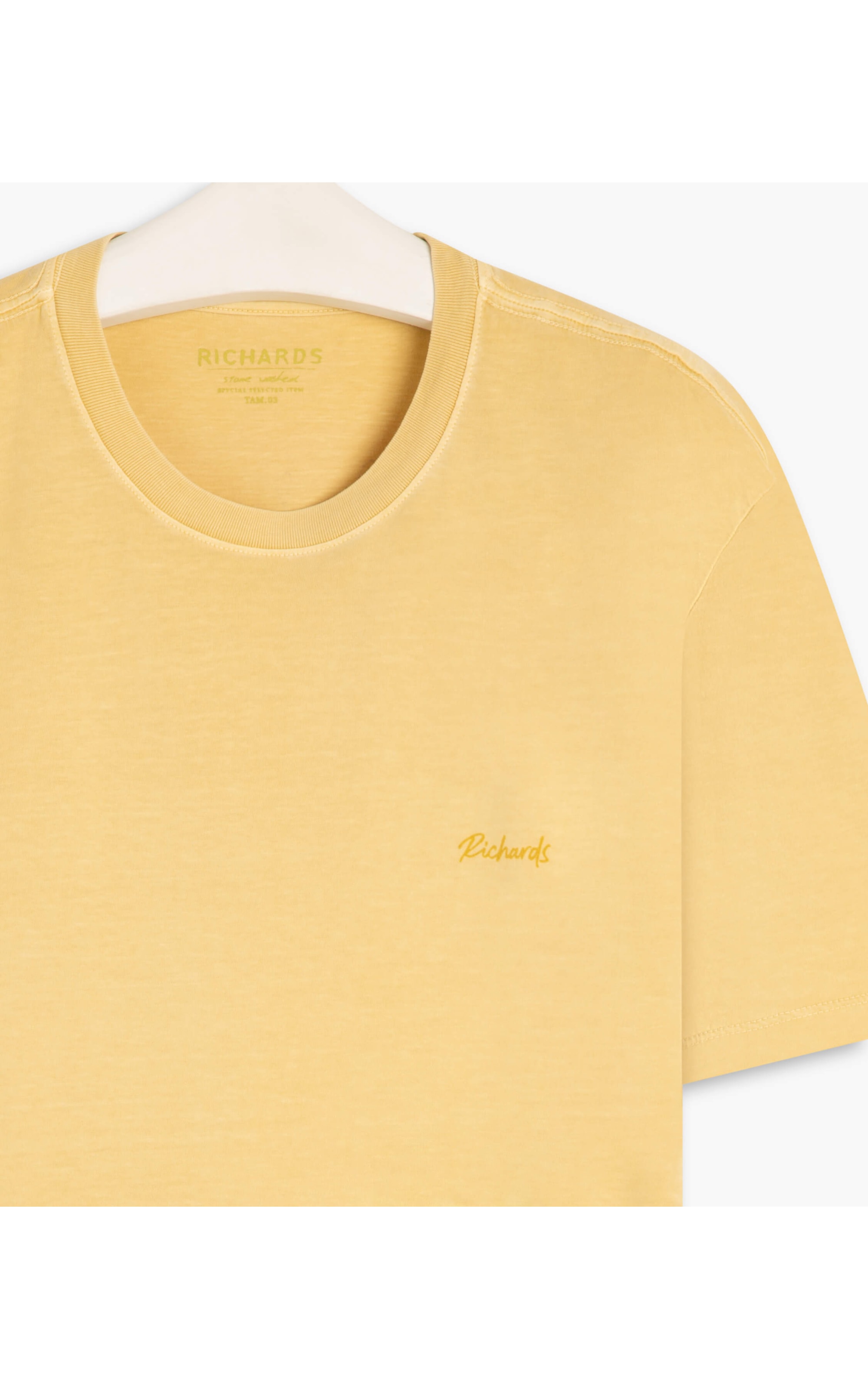 T-Shirt Washed Slices Amarelo