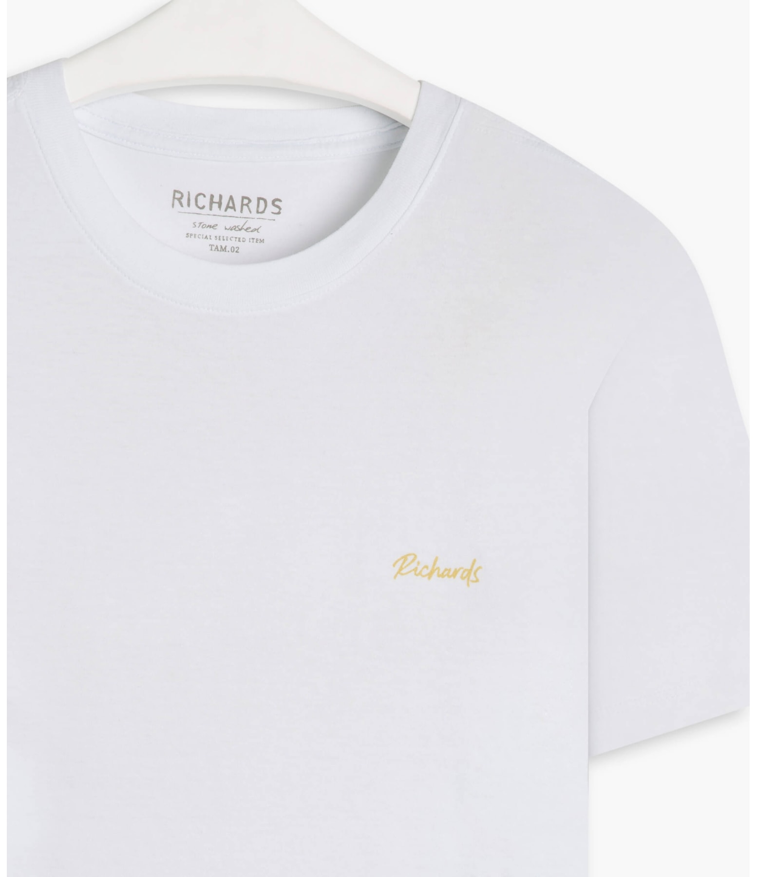 T-Shirt Washed Slices Branco
