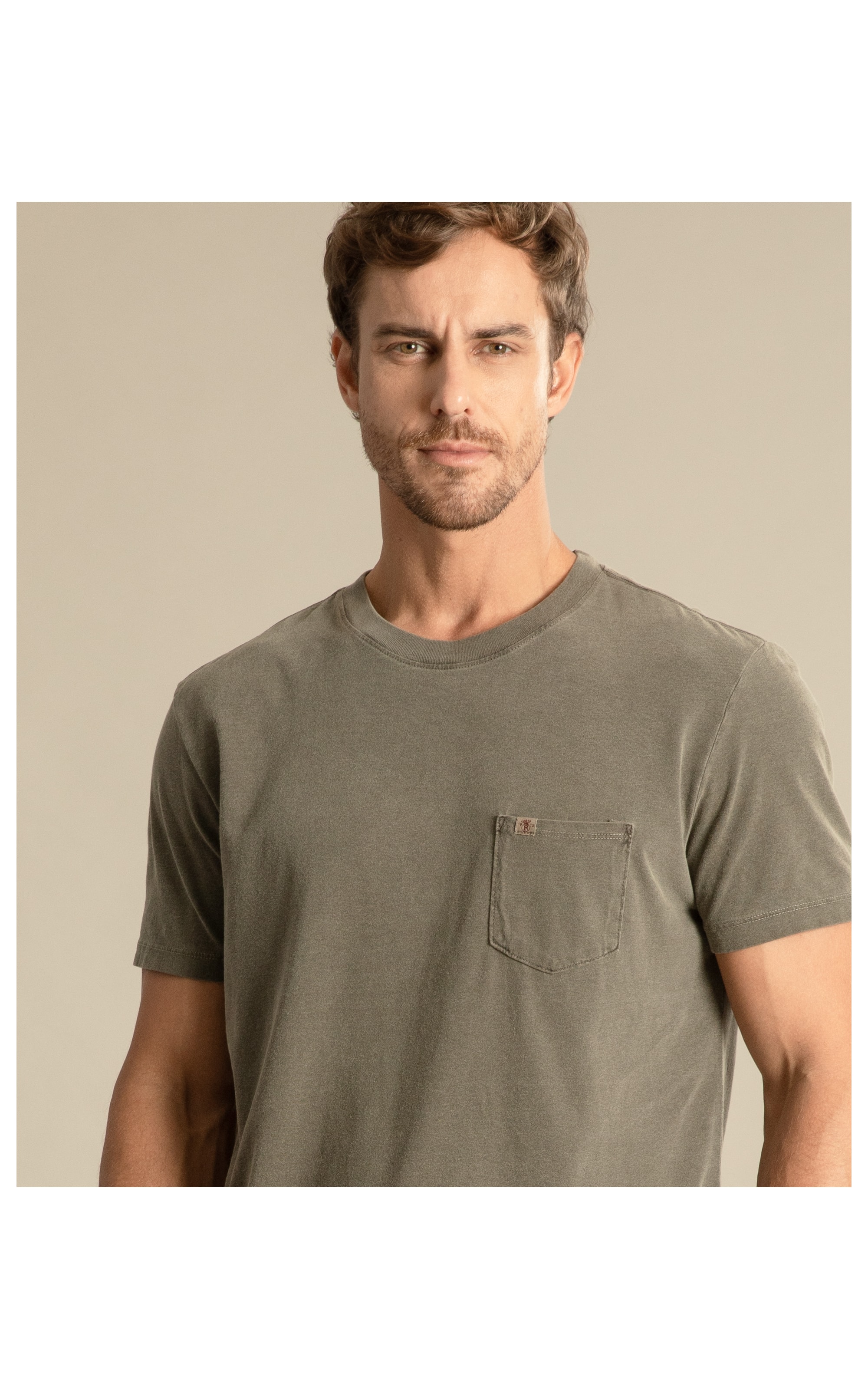 T-Shirt Washed Tabaco