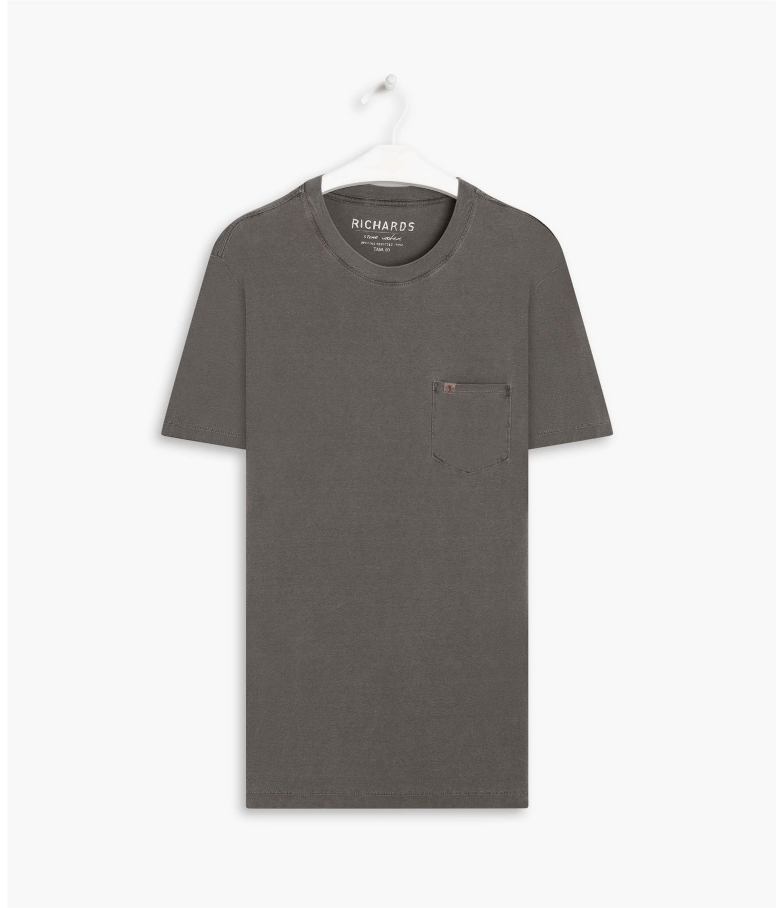 T-Shirt Washed Tabaco