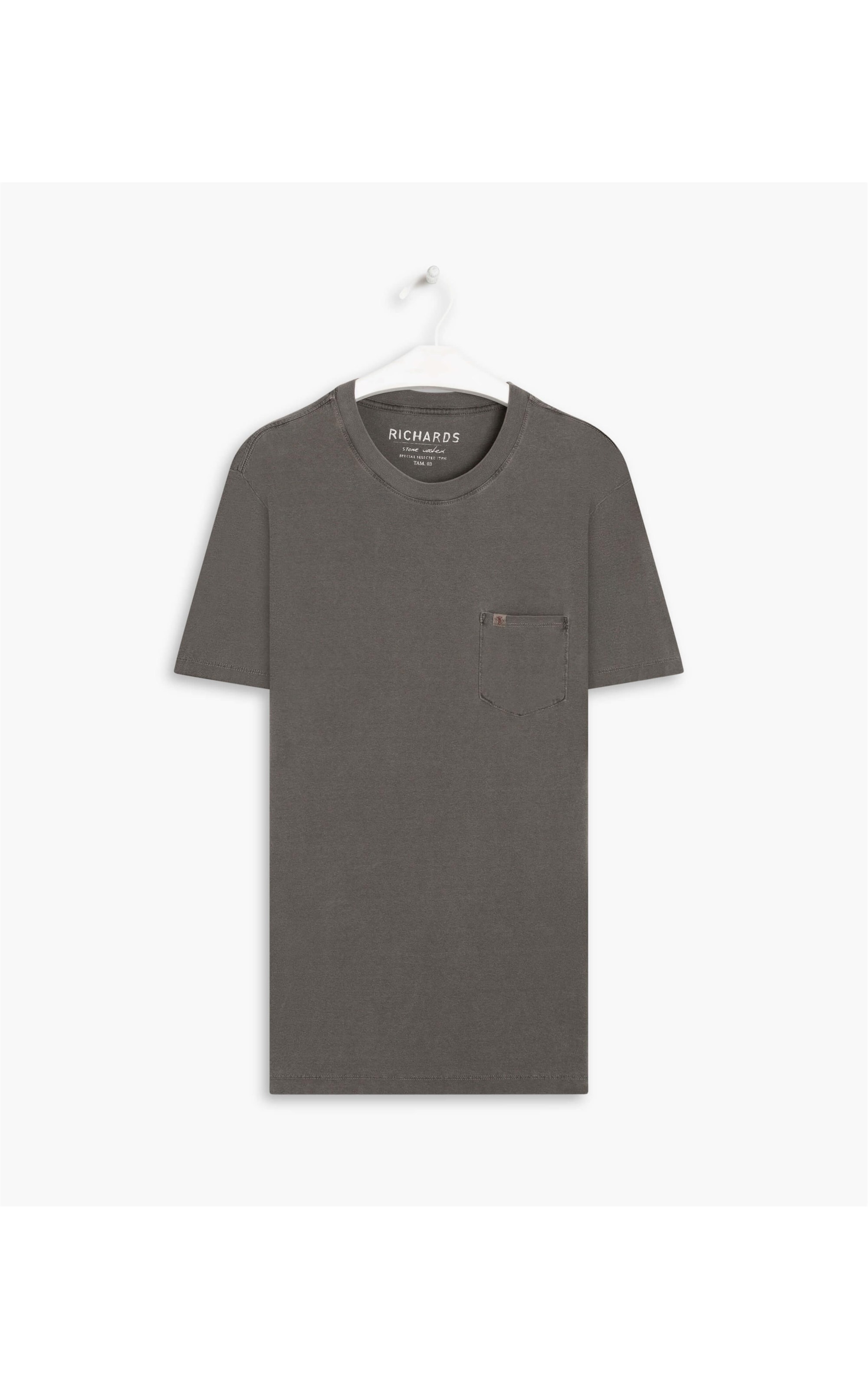 T-Shirt Washed Tabaco