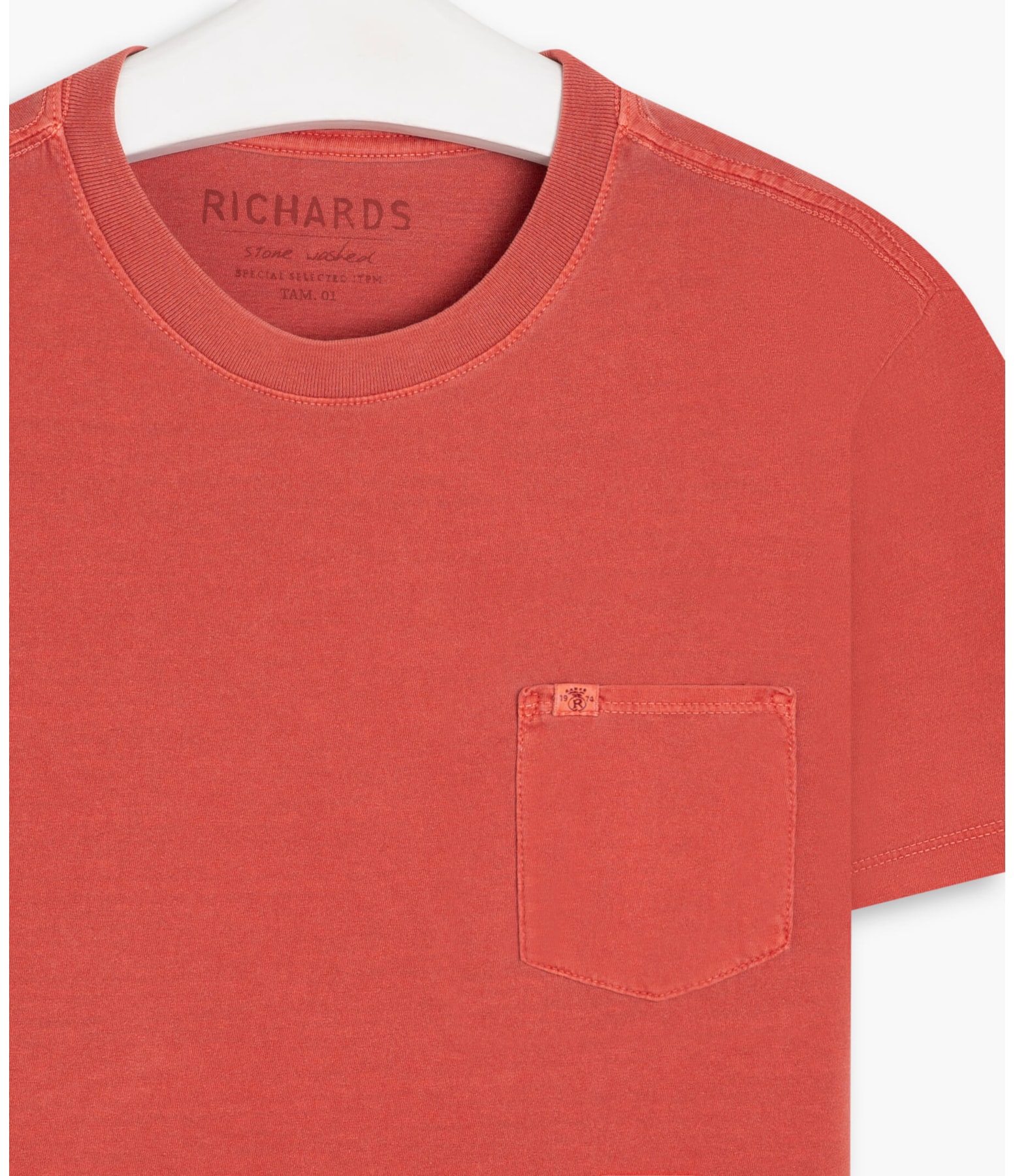 T-Shirt Washed Telha