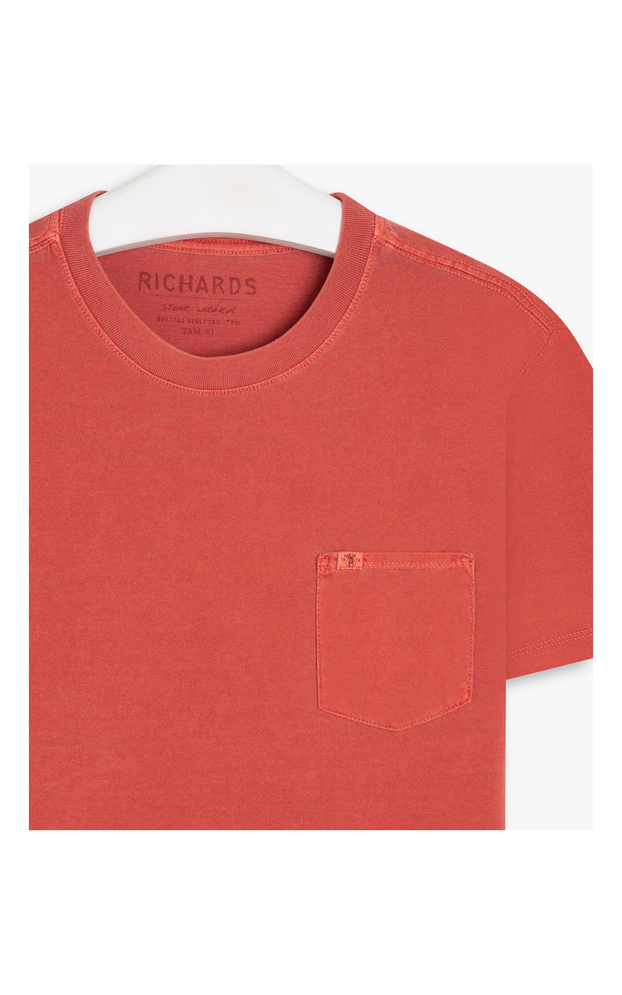 T-Shirt Washed Telha