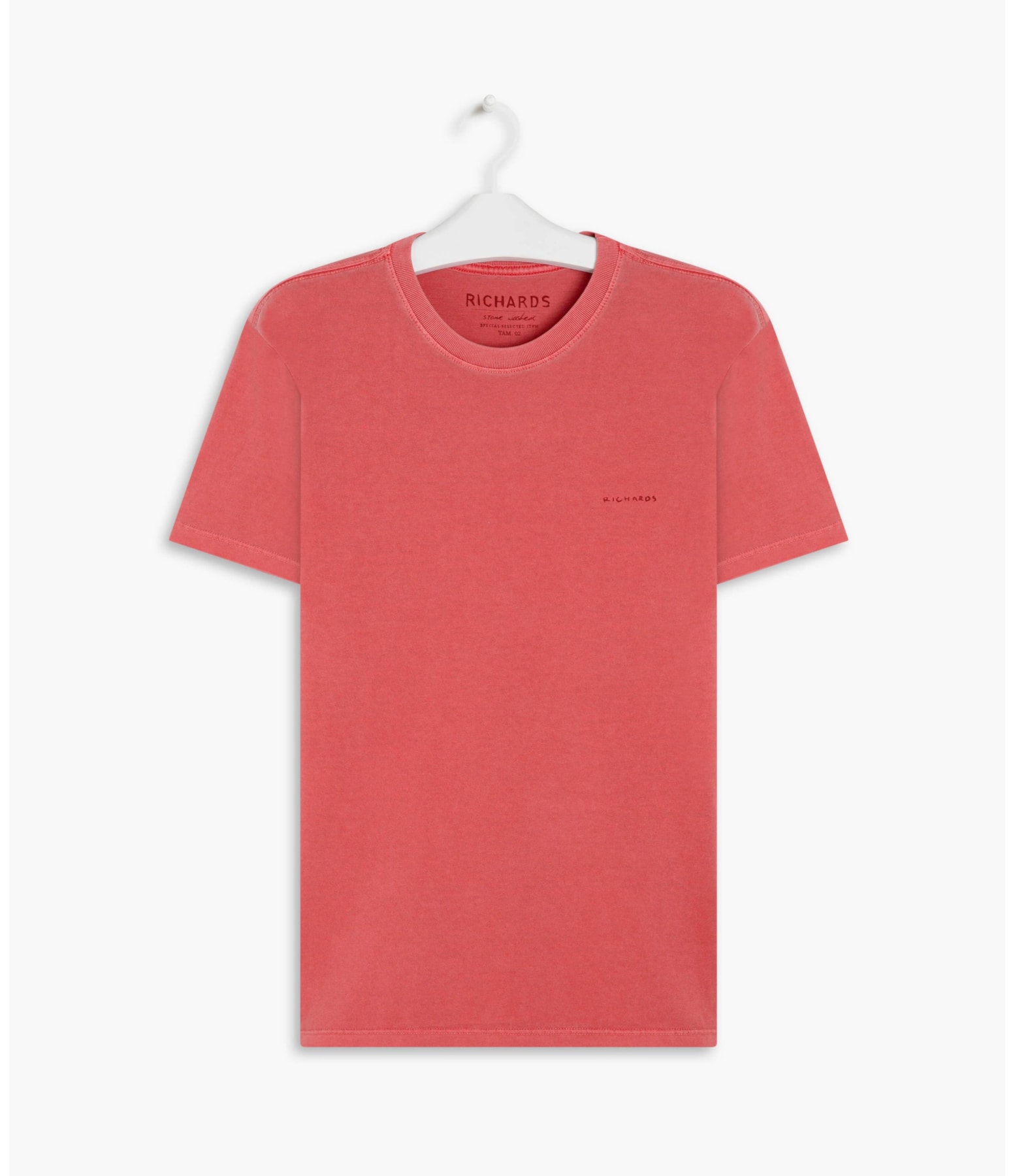 T-Shirt Washed Thaiti  Surf Vermelho