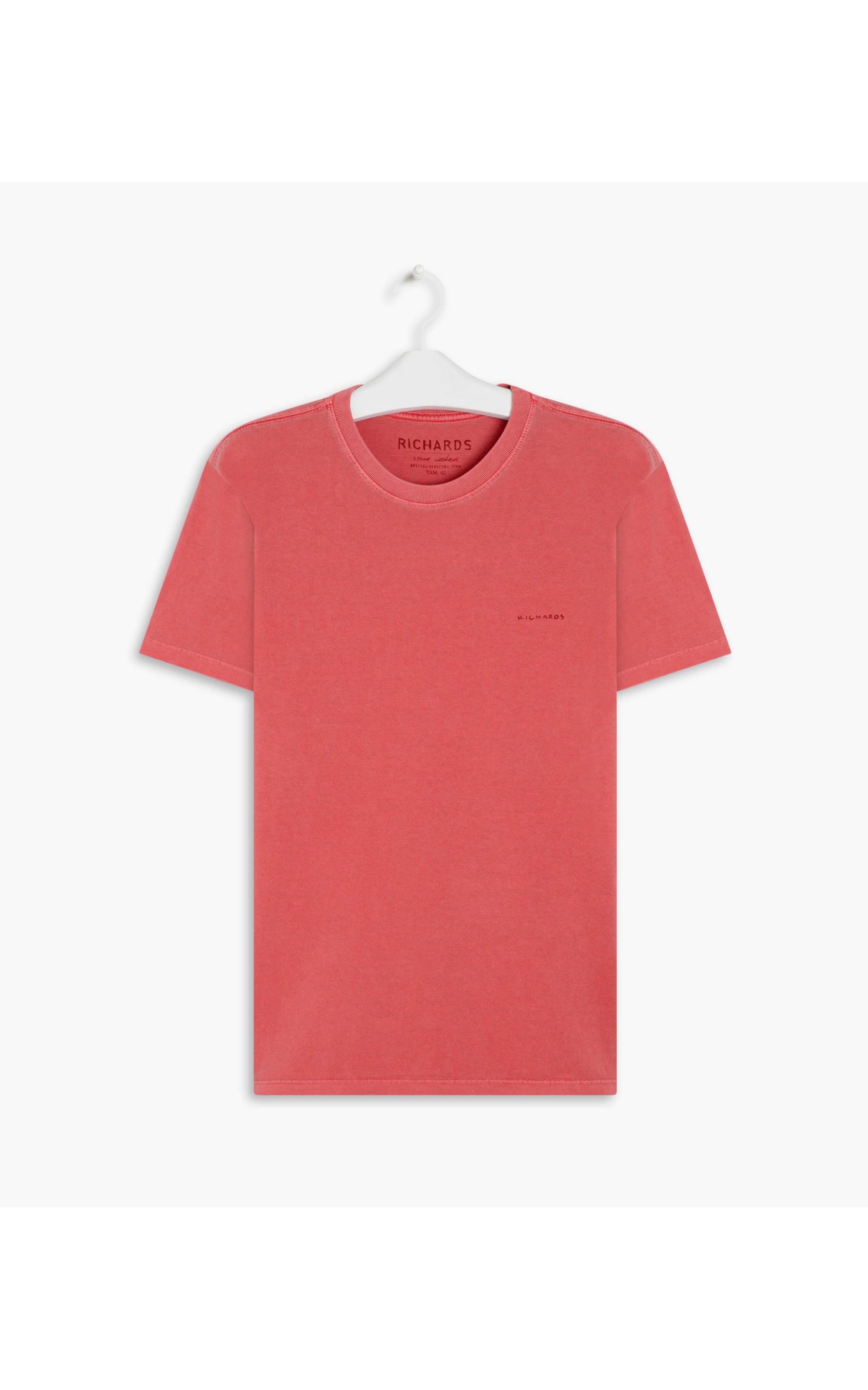 T-Shirt Washed Thaiti  Surf Vermelho