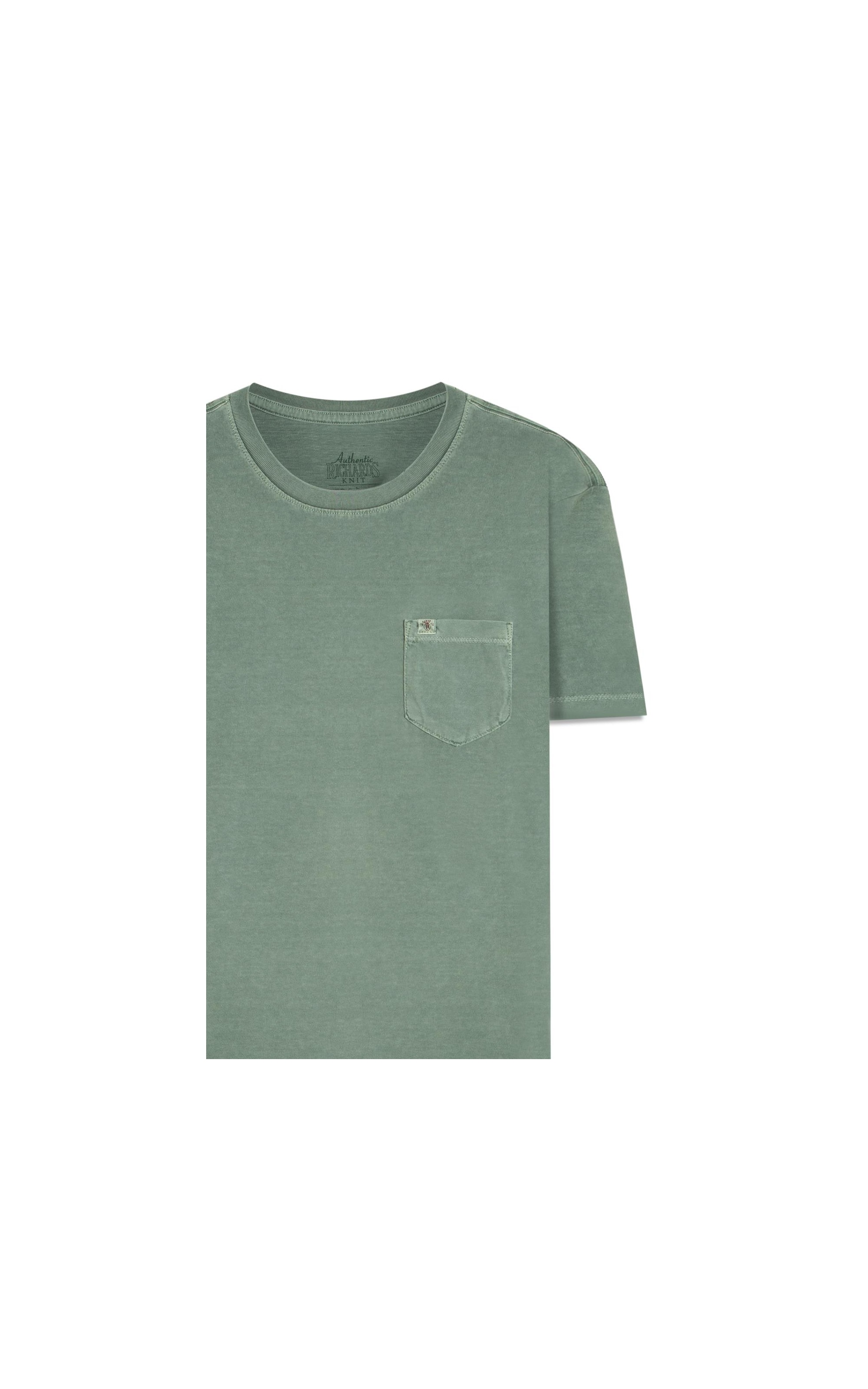 T-Shirt Washed Verde Army
