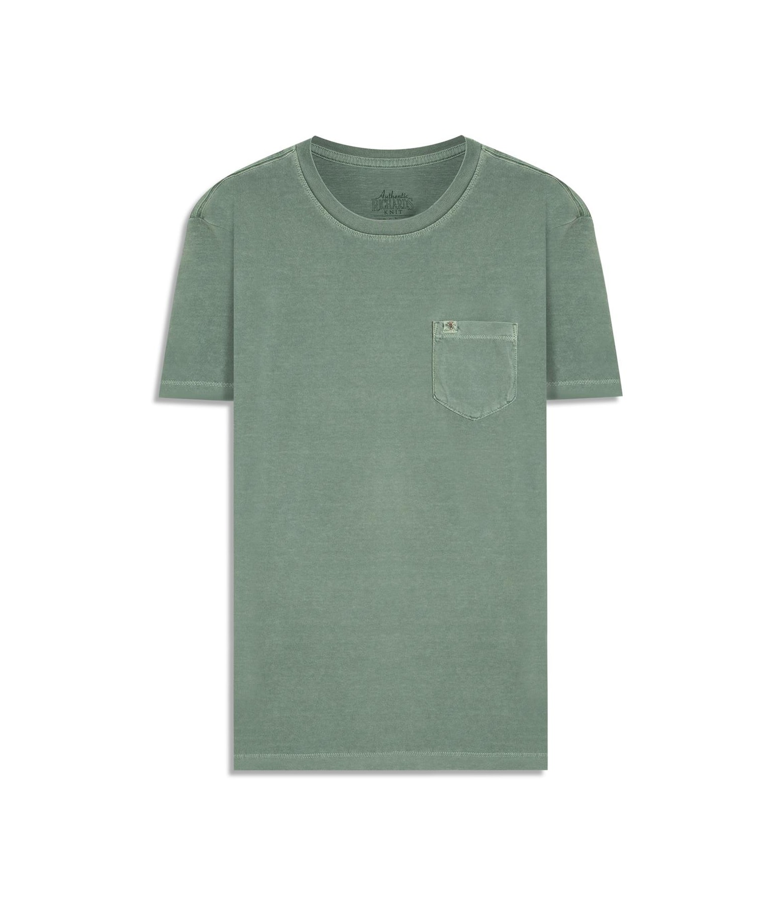T-Shirt Washed Verde Army