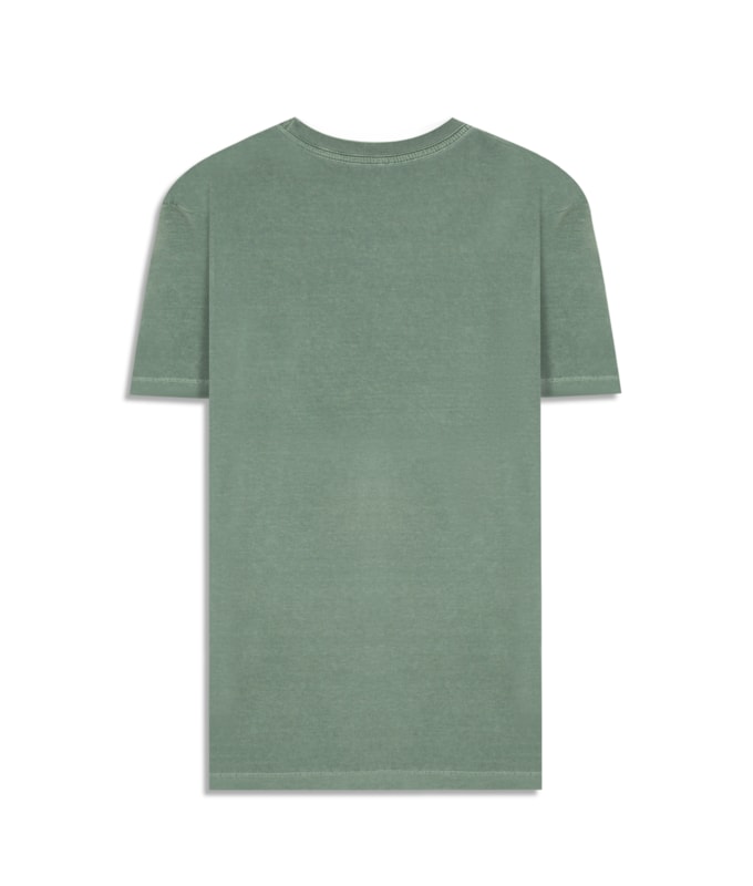 T-Shirt Washed Verde Army