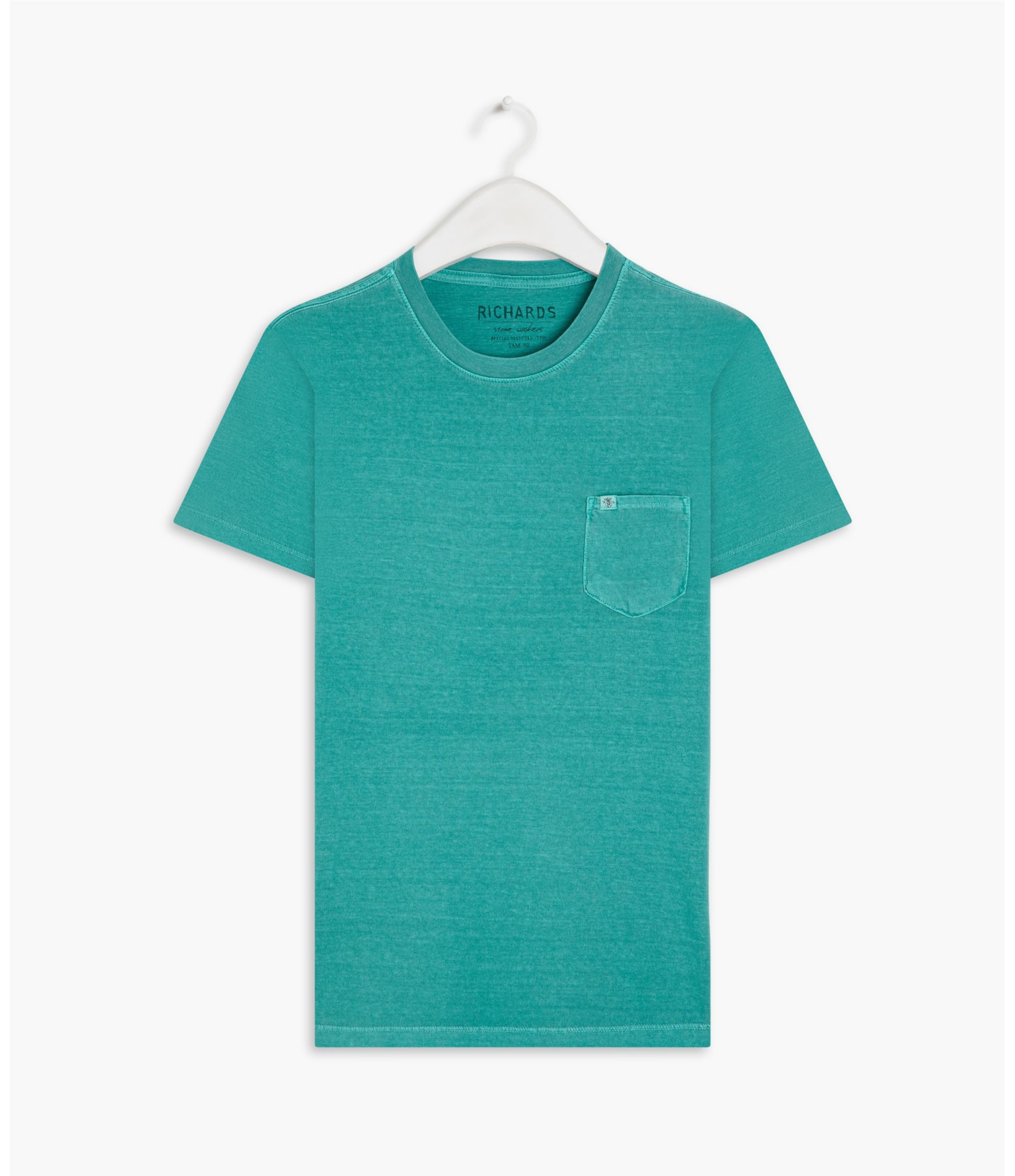 T-Shirt Washed Verde Bandeira