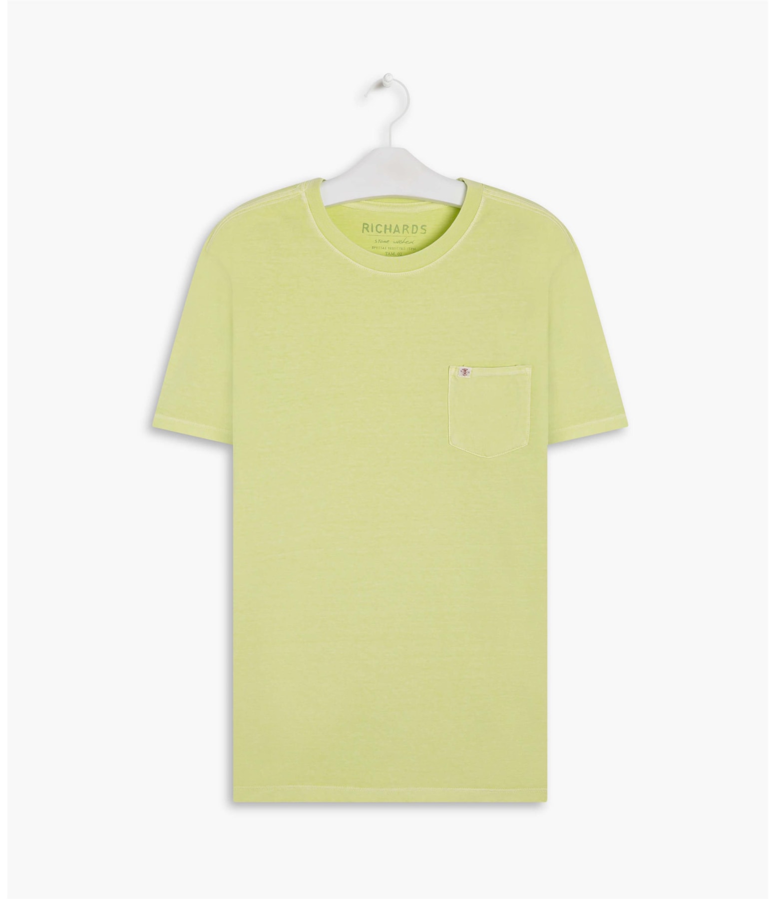 T-Shirt Washed Verde Maca