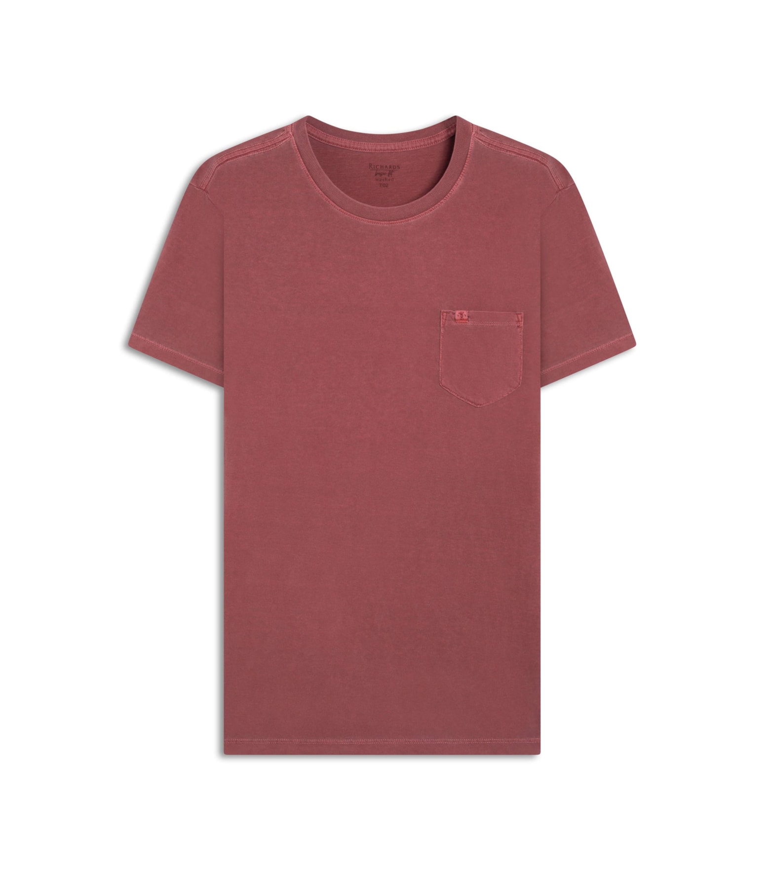 T-Shirt Washed Vinho