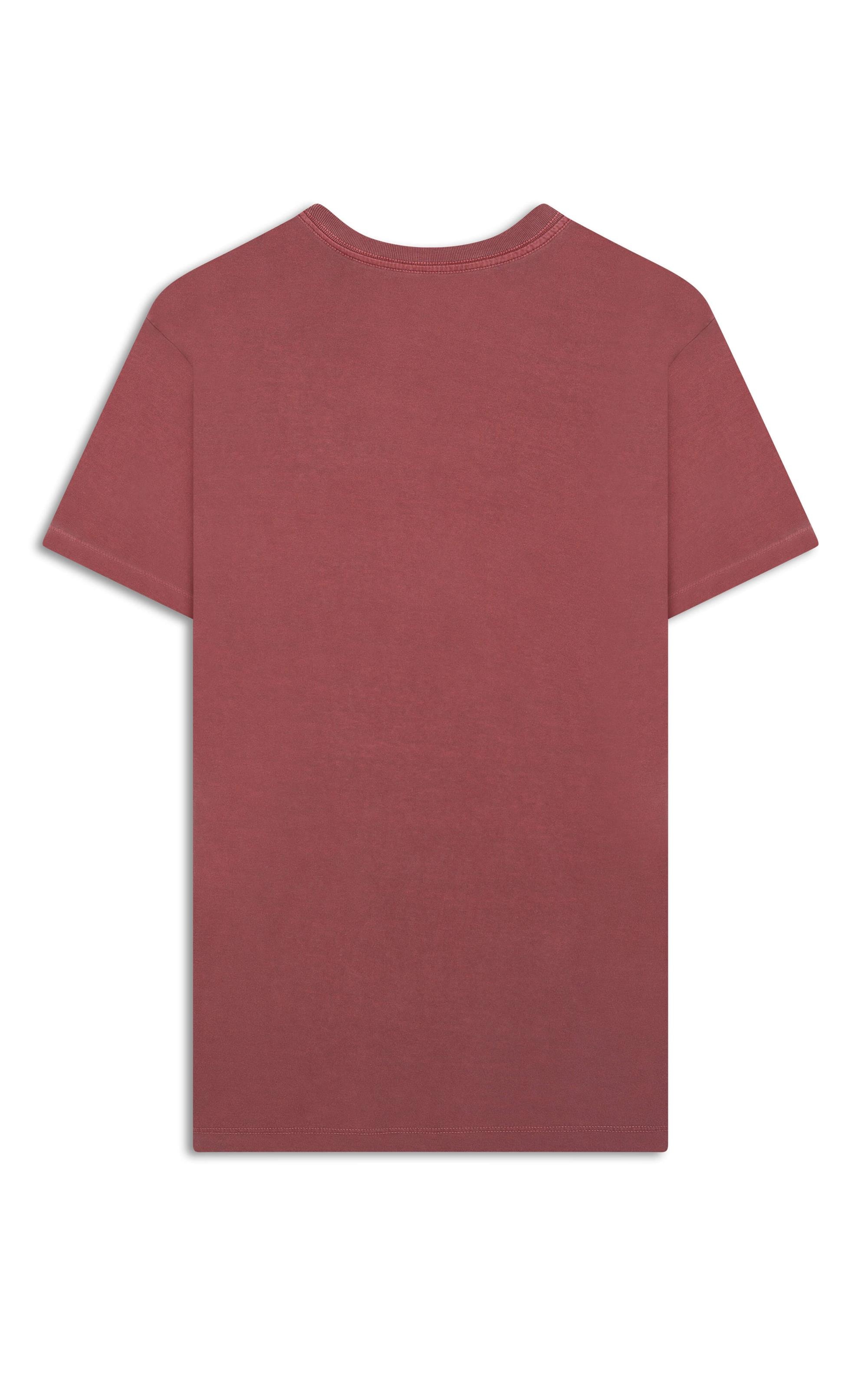 T-Shirt Washed Vinho