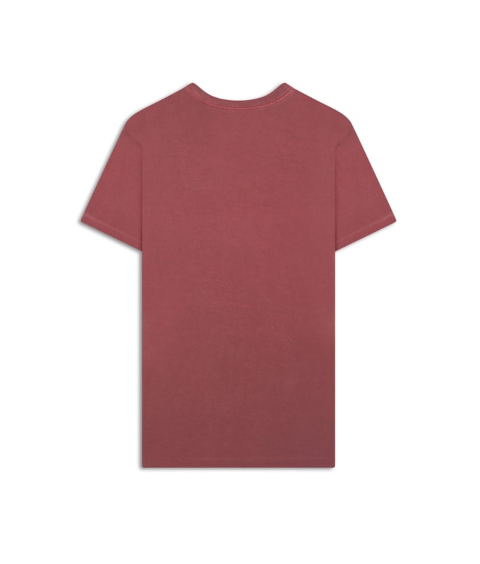 T-Shirt Washed Vinho