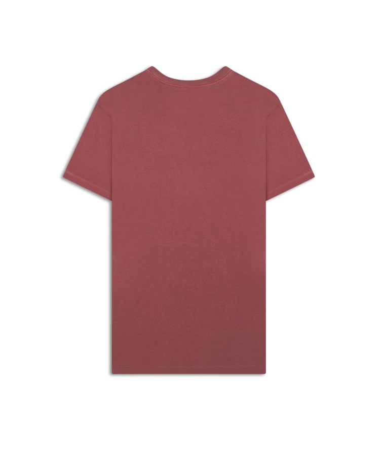 T-Shirt Washed Vinho