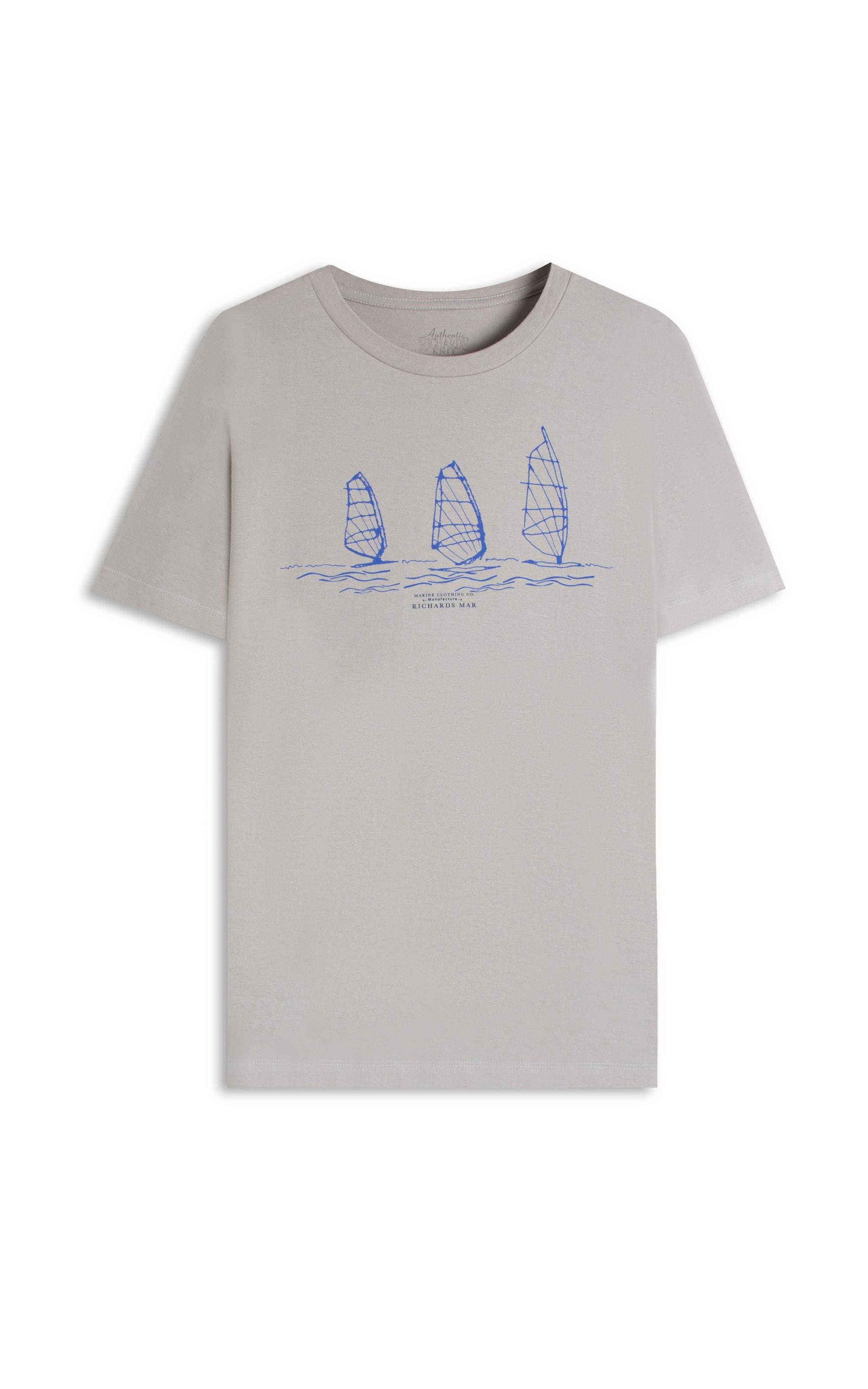 T-Shirt Wind Mc Bf Silver
