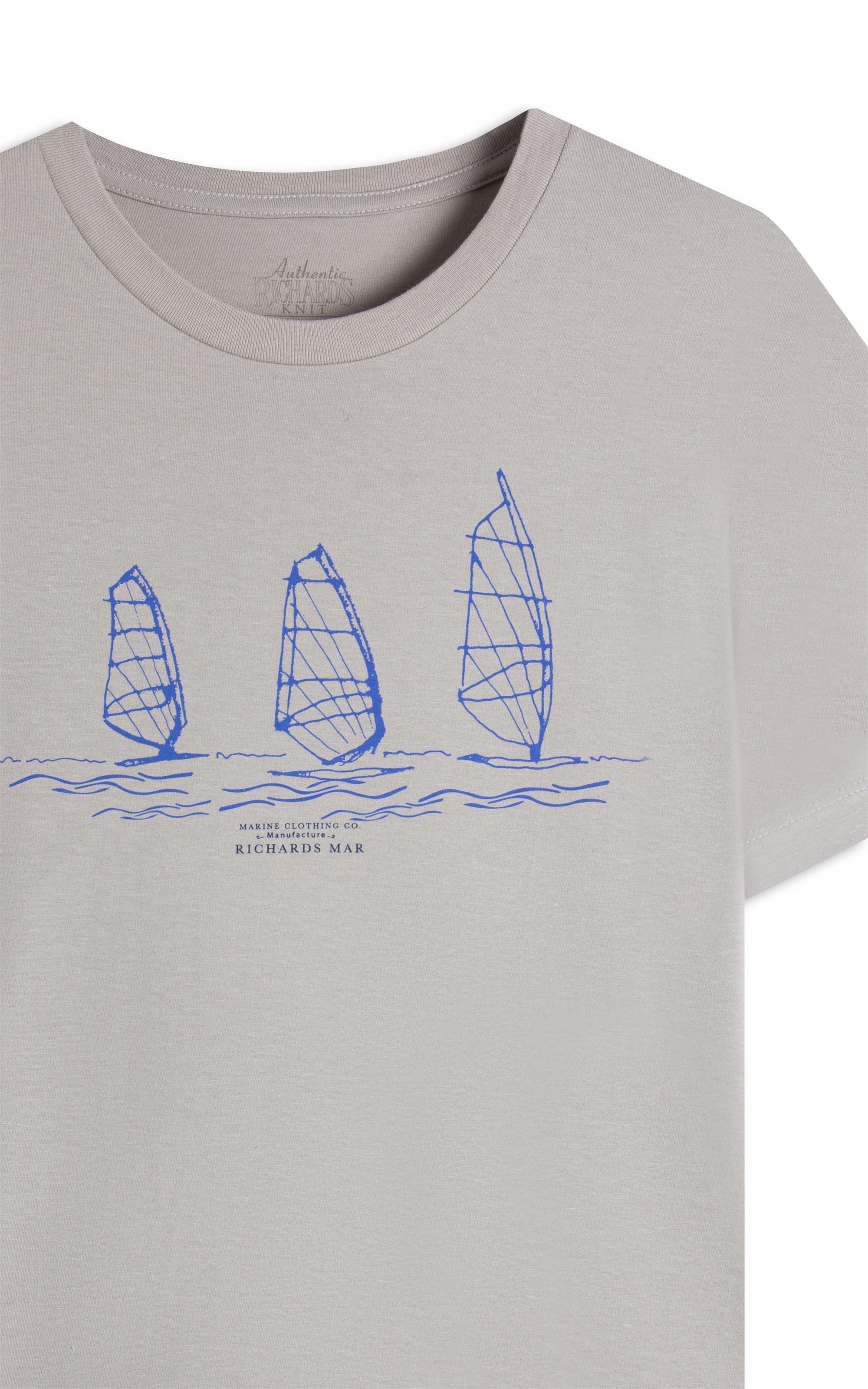 T-Shirt Wind Mc Bf Silver
