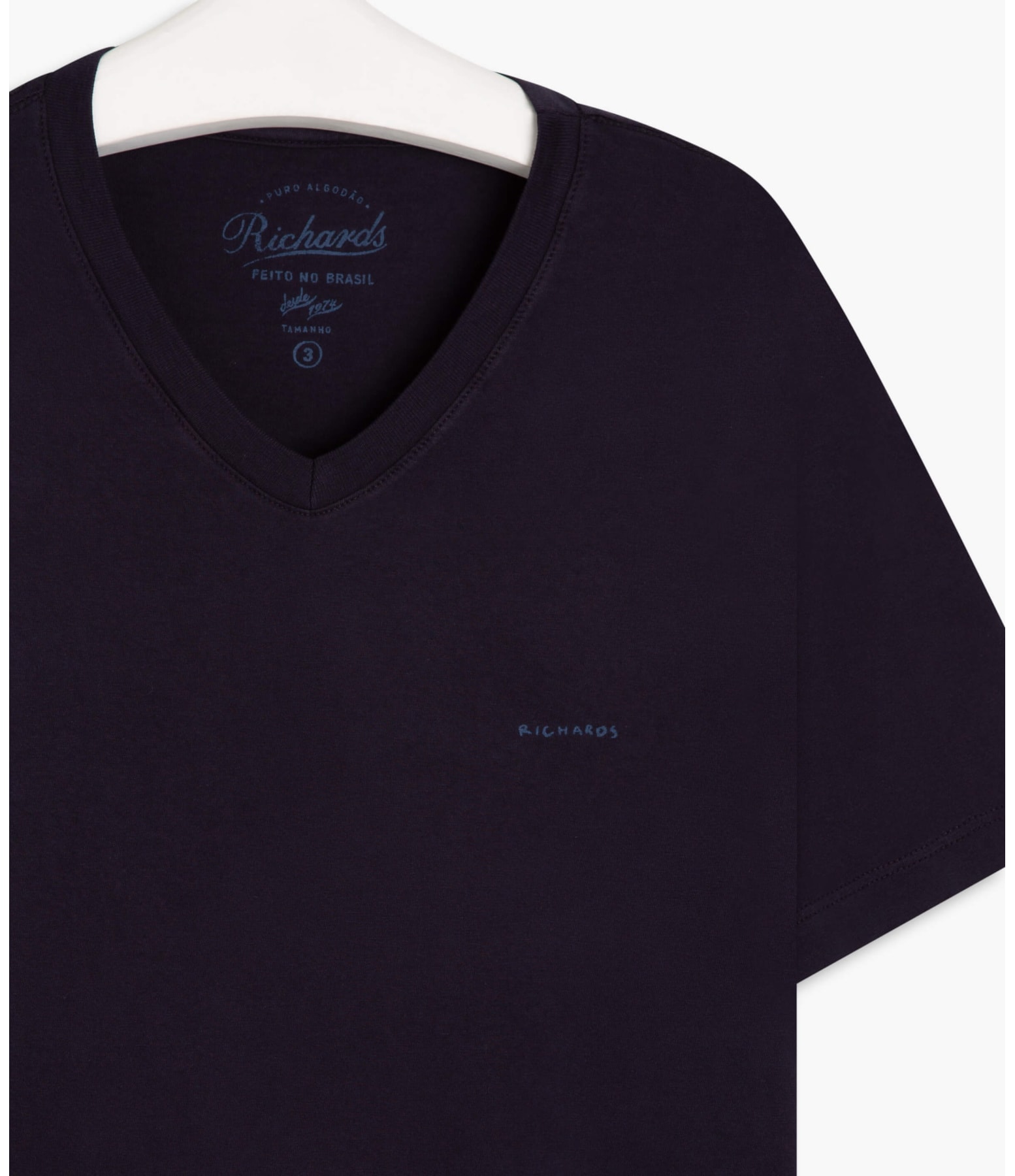 T-Shirts Richards Decote v Mc Dark Navy