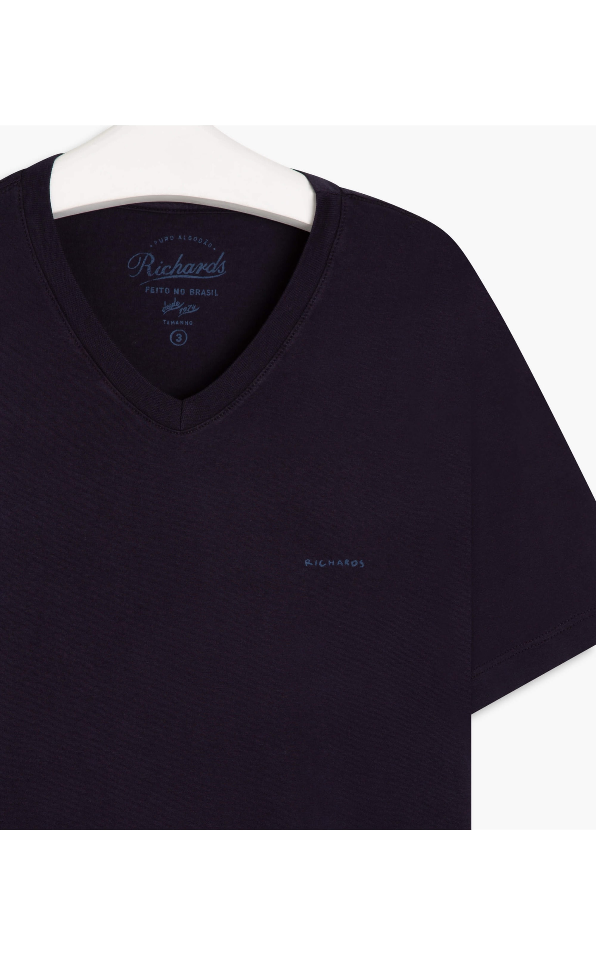T-Shirts Richards Decote v Mc Dark Navy