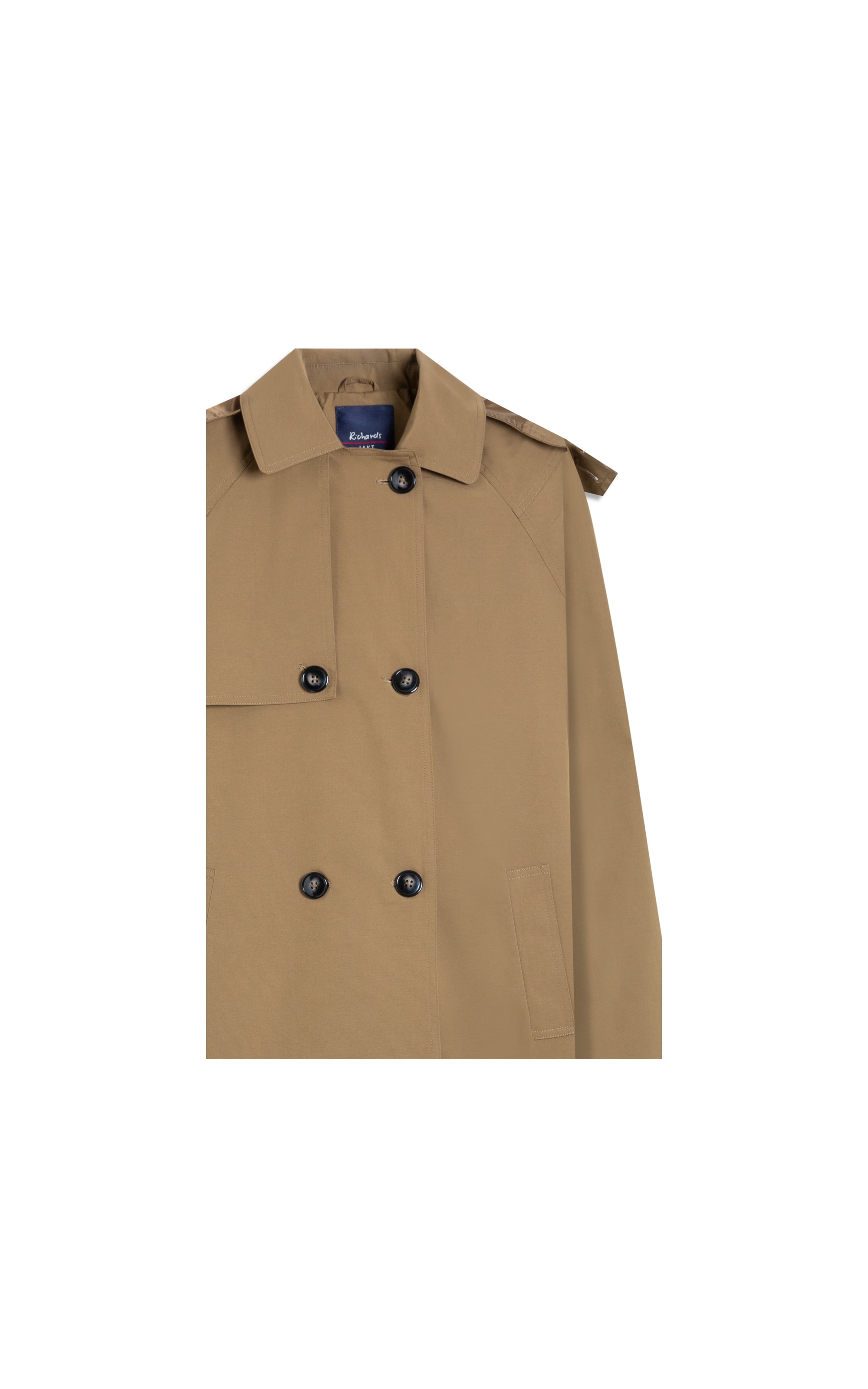 Tech Trench Coat Caqui