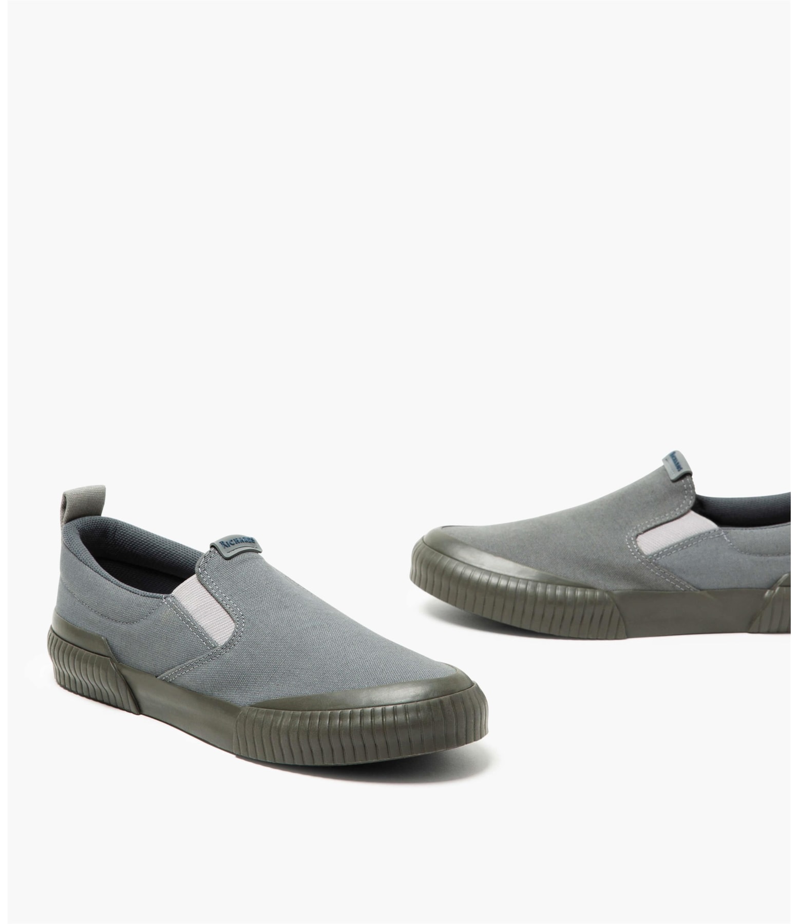 Tênis Slip On Rubber Rch Cinza Medio