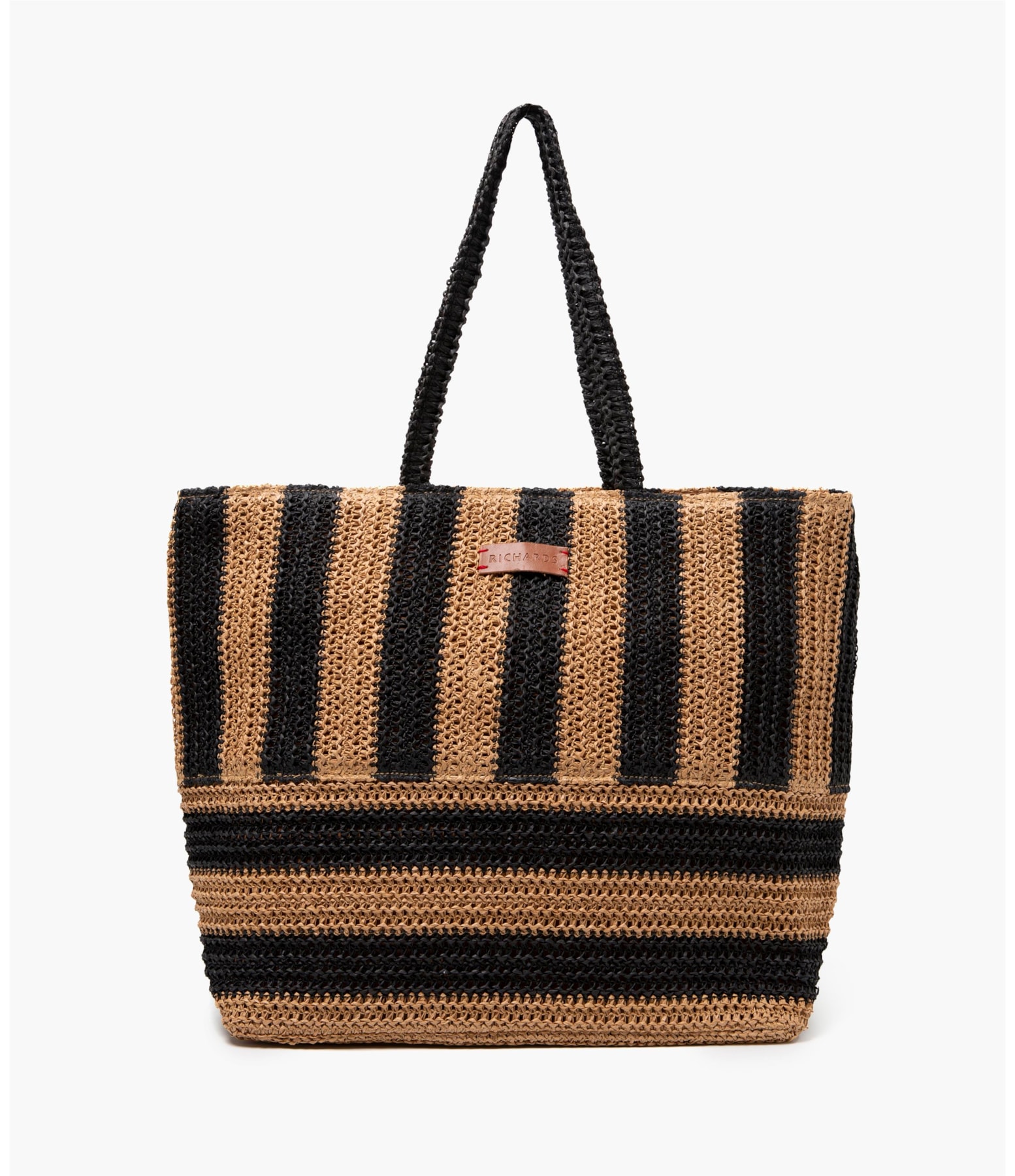 Tote Bag Stripes Rch Preto