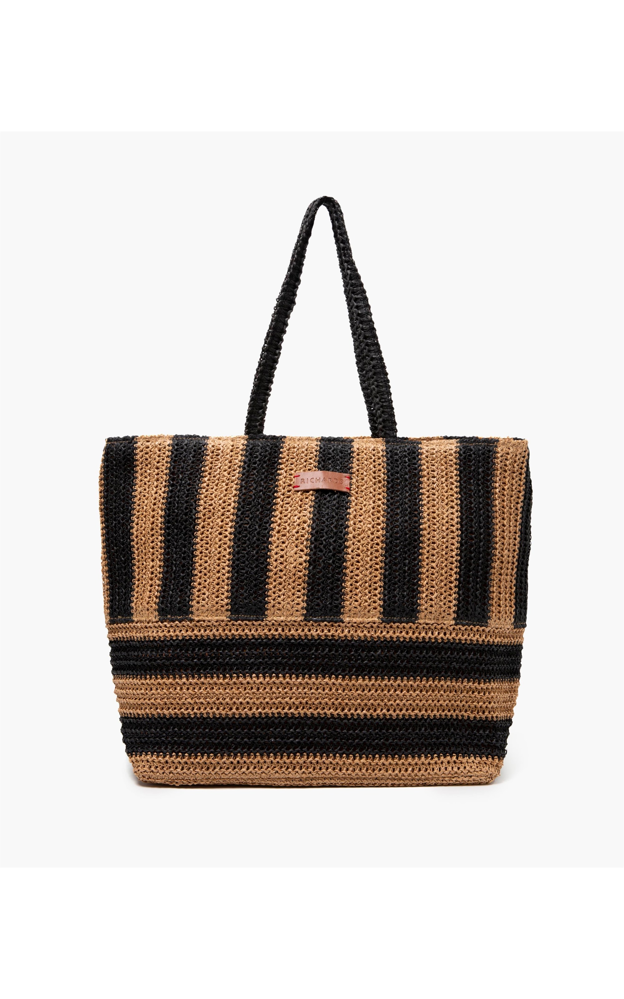Tote Bag Stripes Rch Preto