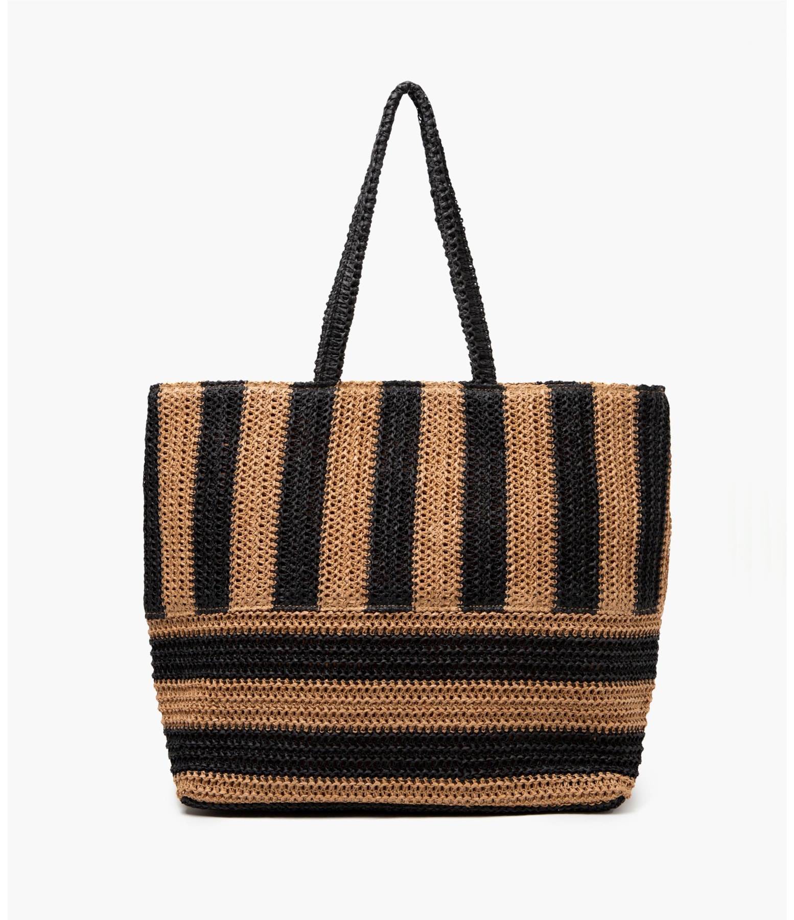 Tote Bag Stripes Rch Preto