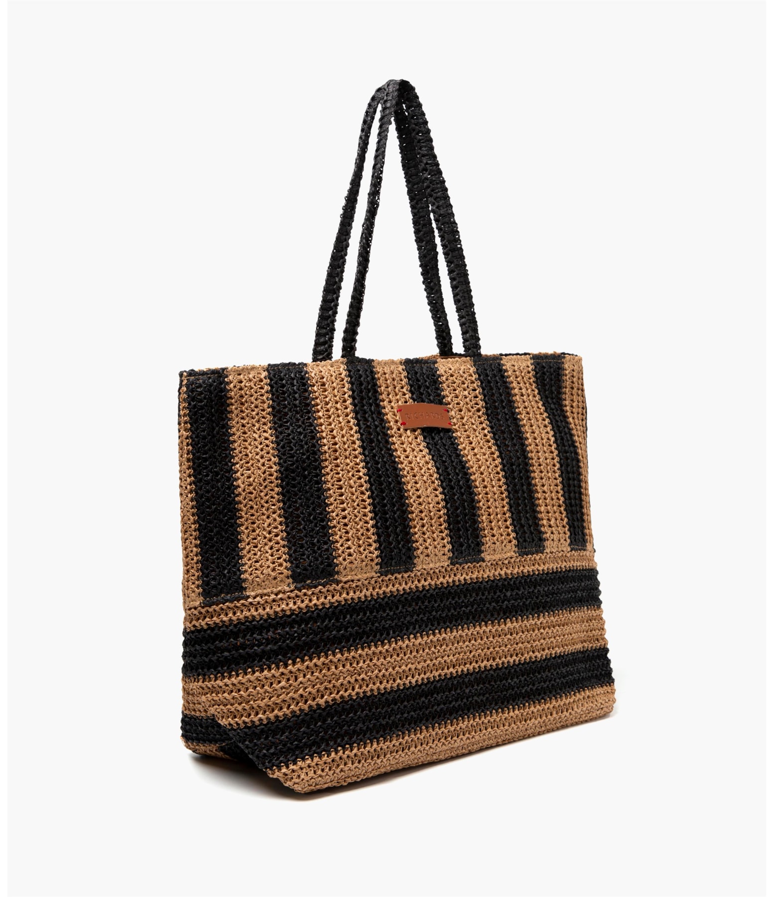 Tote Bag Stripes Rch Preto