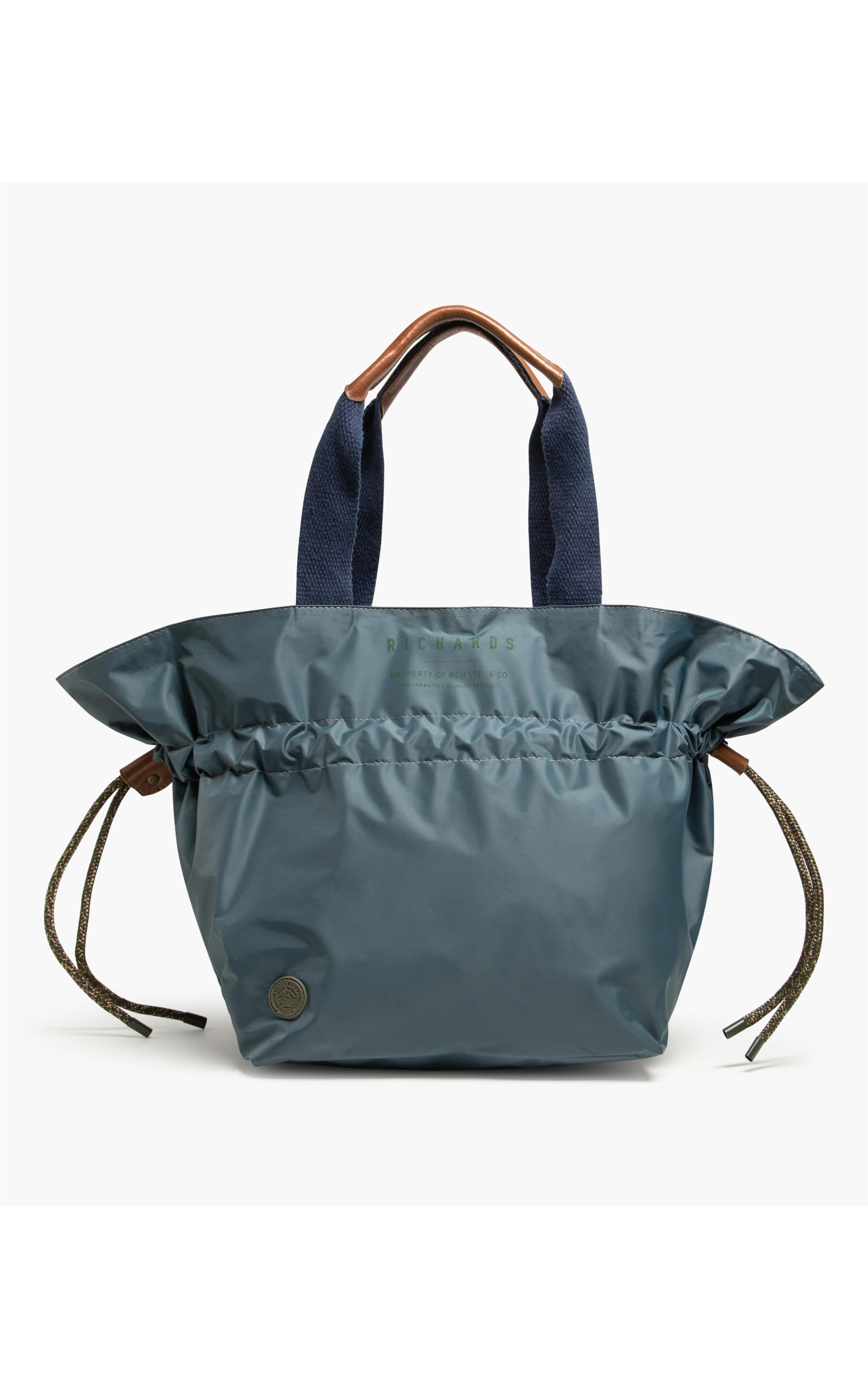 Tote Rch Stamp  Cinza Medio