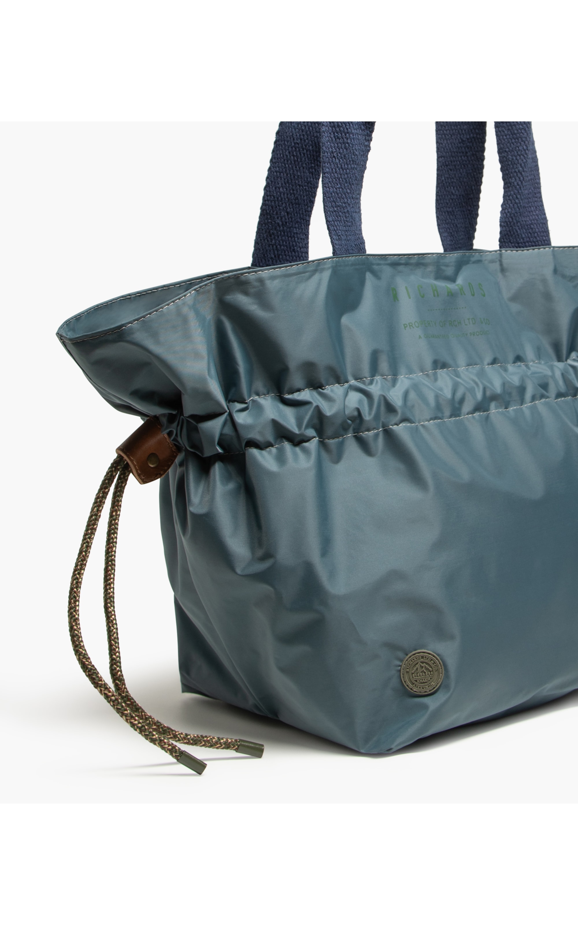 Tote Rch Stamp  Cinza Medio