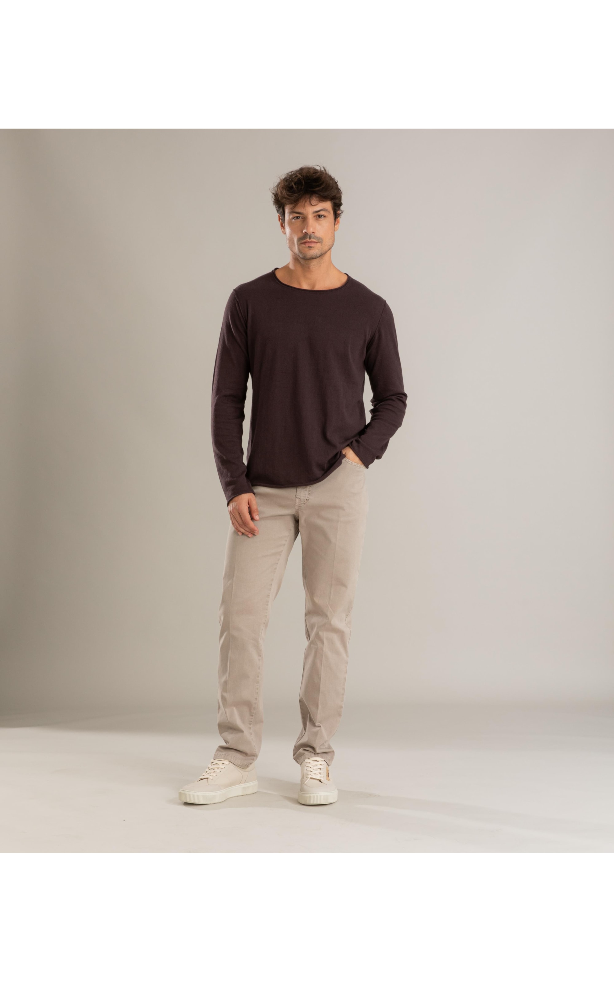 Tricot Aidan Cotton Tabaco